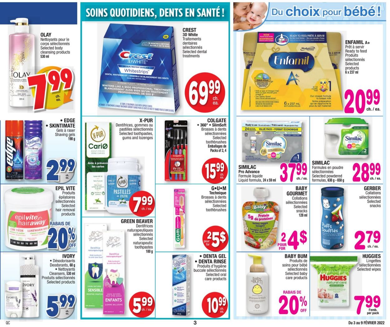 Jean Coutu Flyer from 02/03/2022