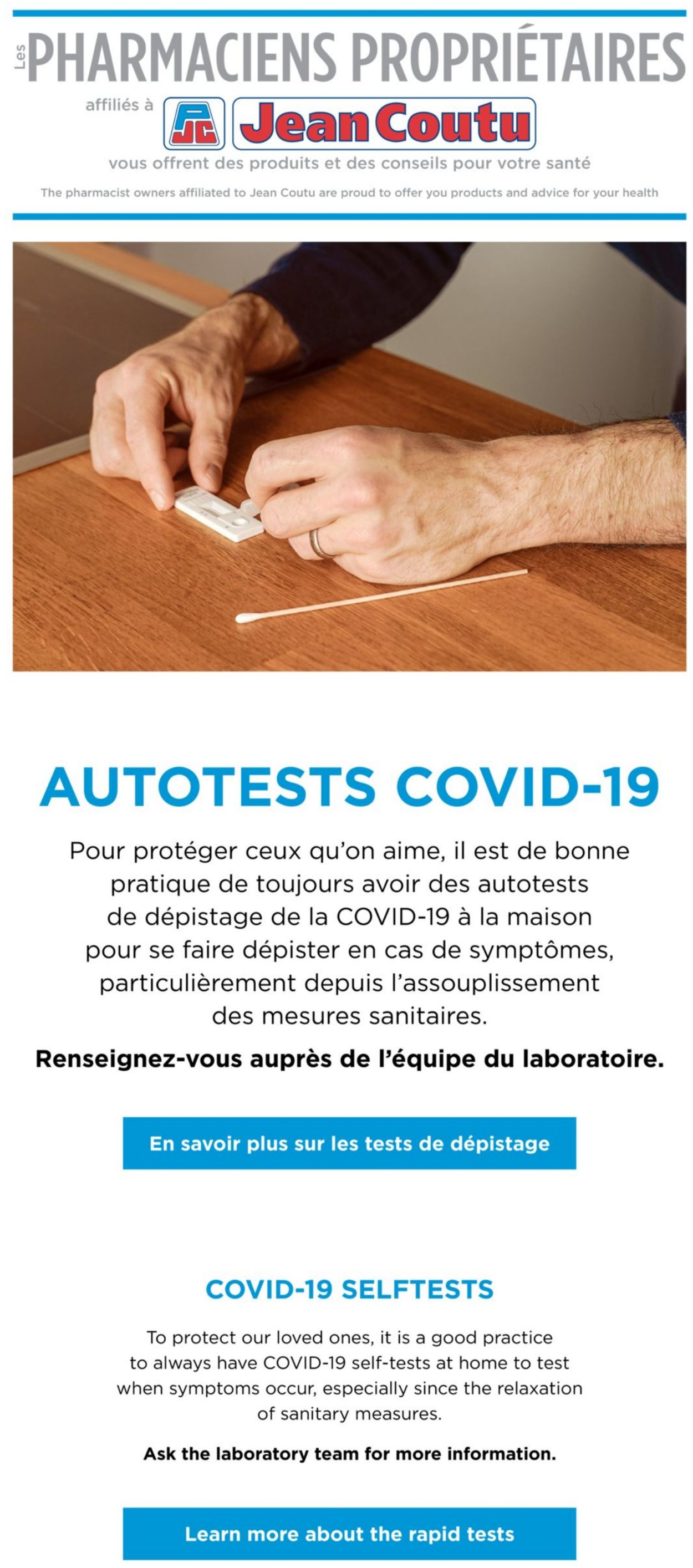 Jean Coutu Flyer from 03/24/2022