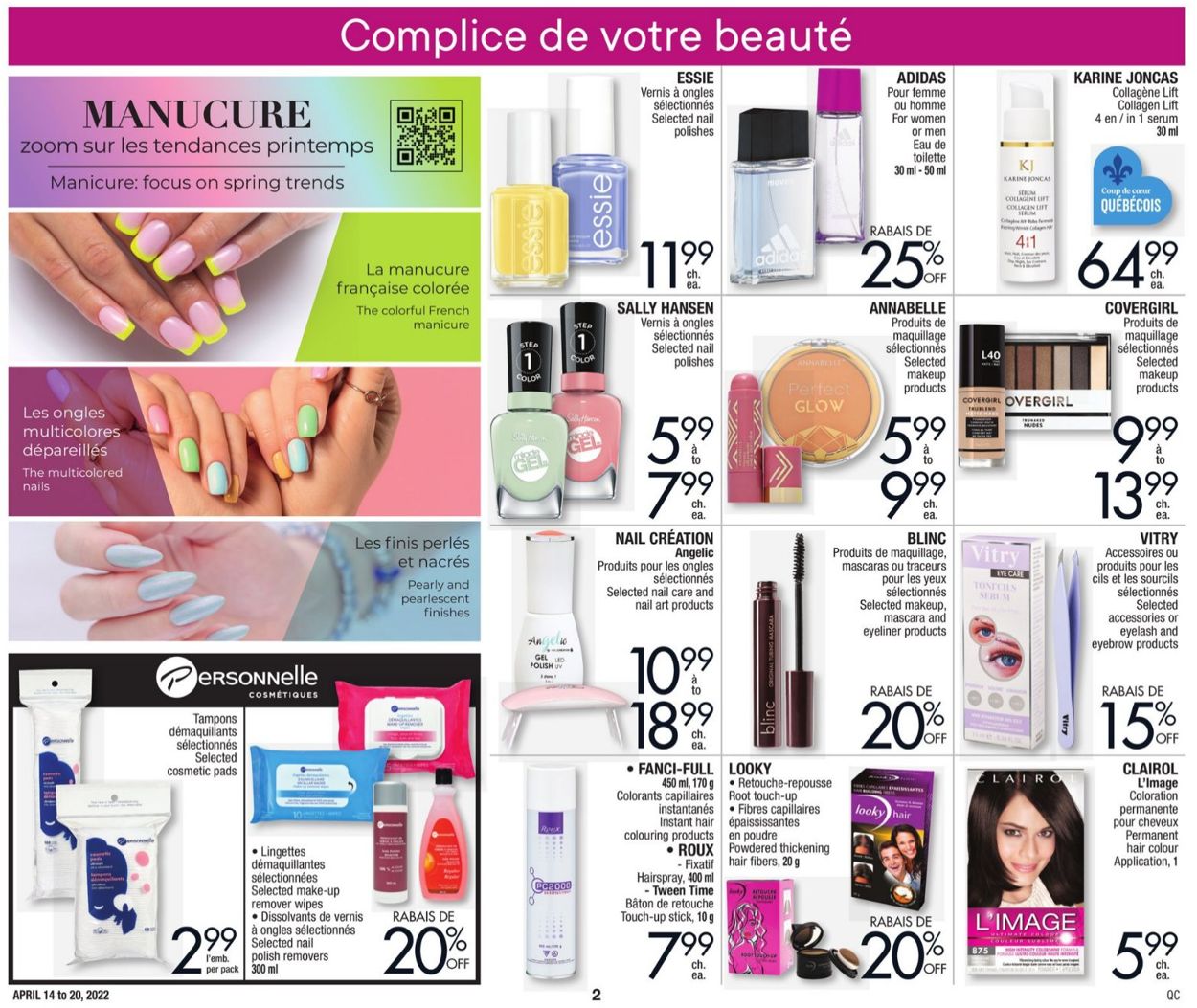 Jean Coutu Flyer from 04/14/2022