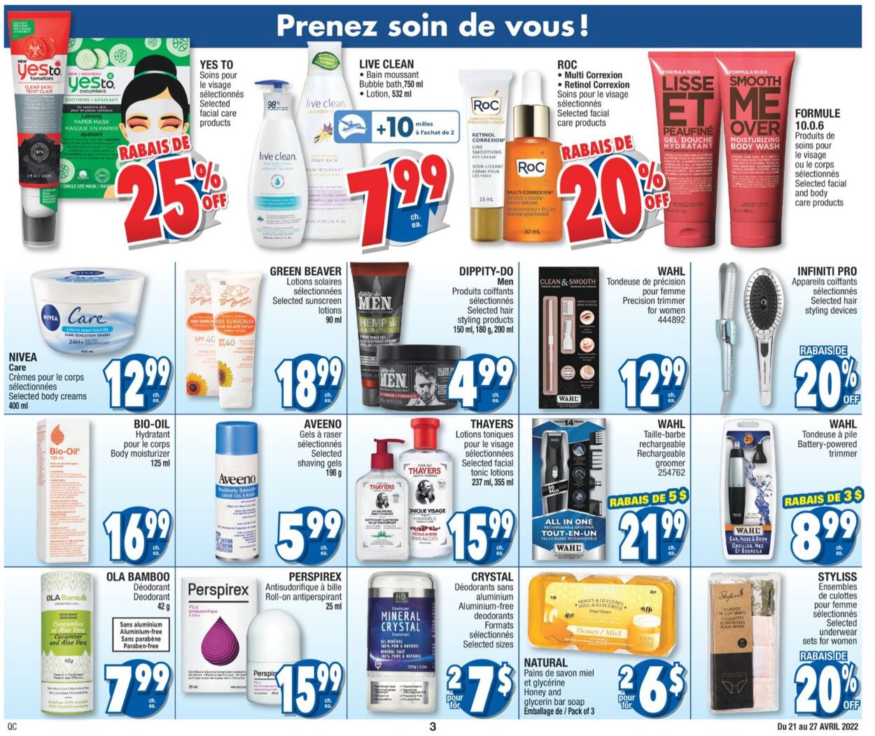 Jean Coutu Flyer from 04/21/2022