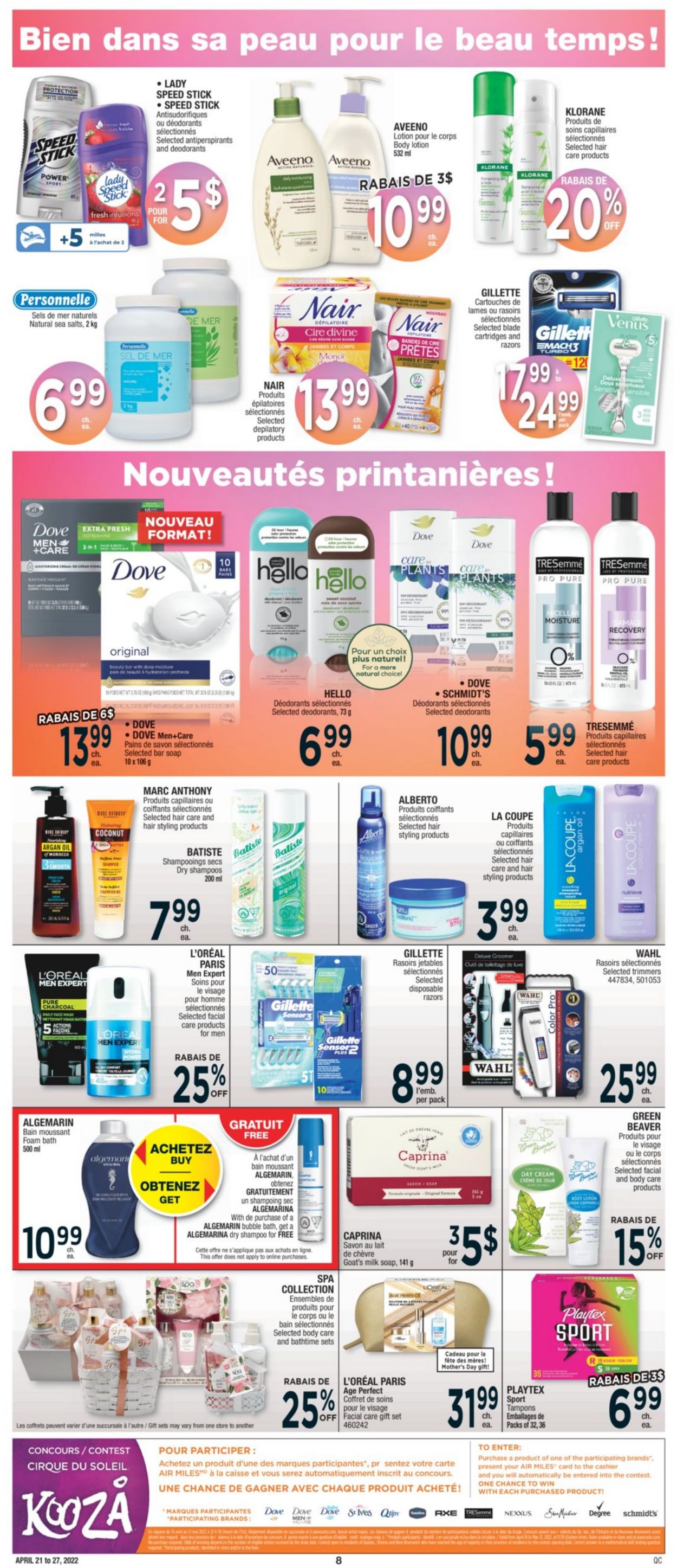 Jean Coutu Flyer from 04/21/2022