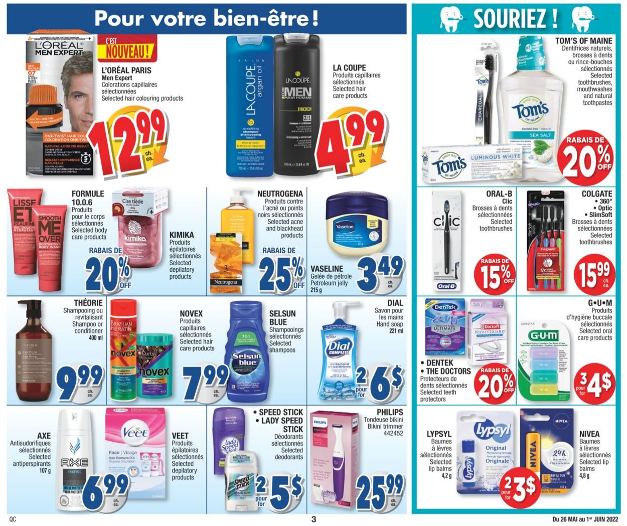 Jean Coutu Flyer from 05/26/2022