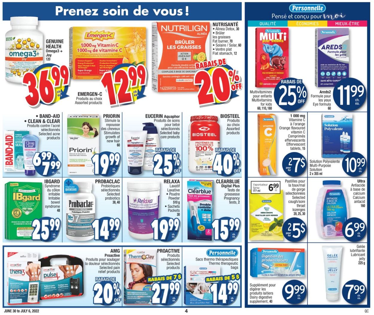 Jean Coutu Flyer from 06/30/2022