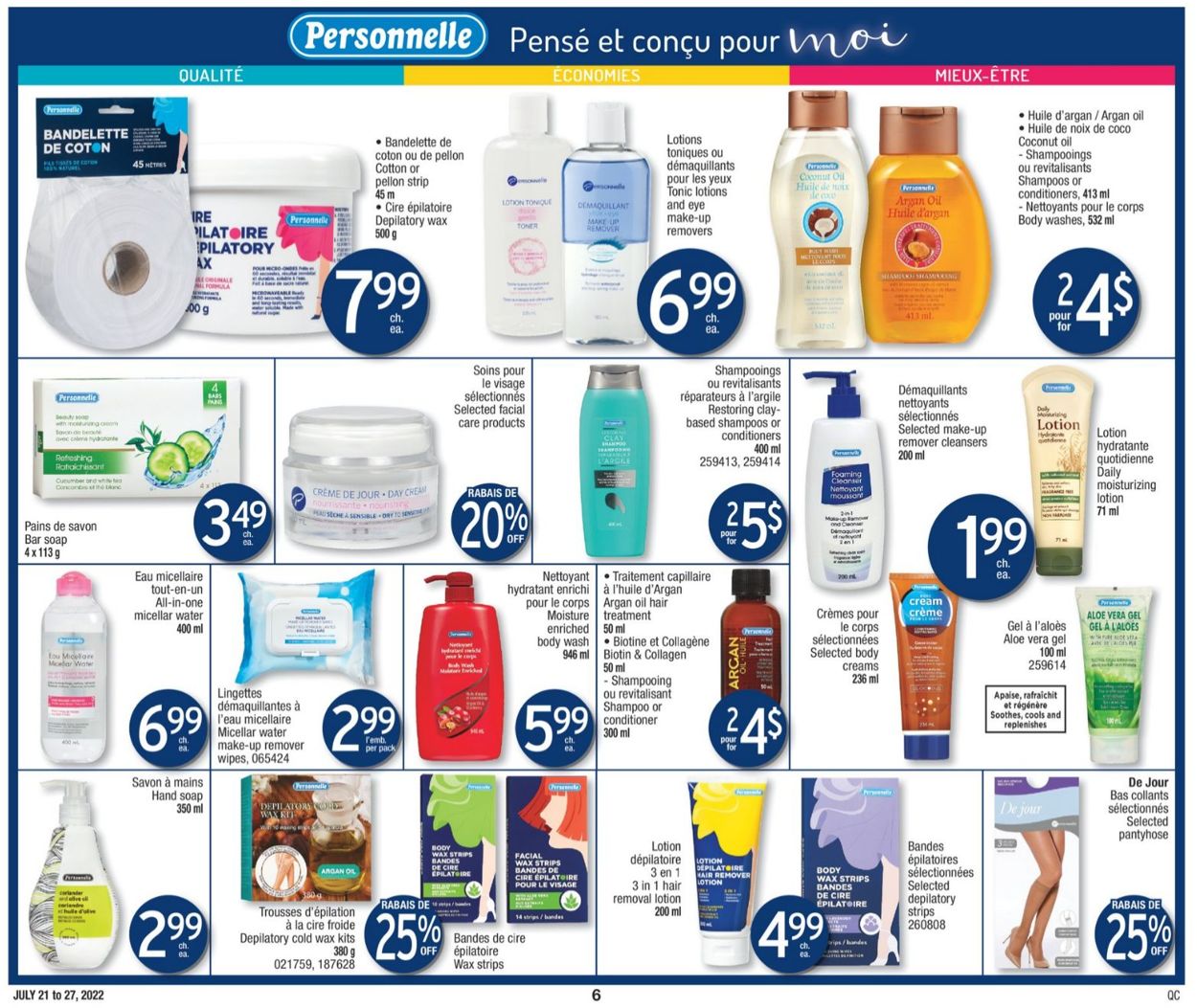 Jean Coutu Flyer from 07/21/2022