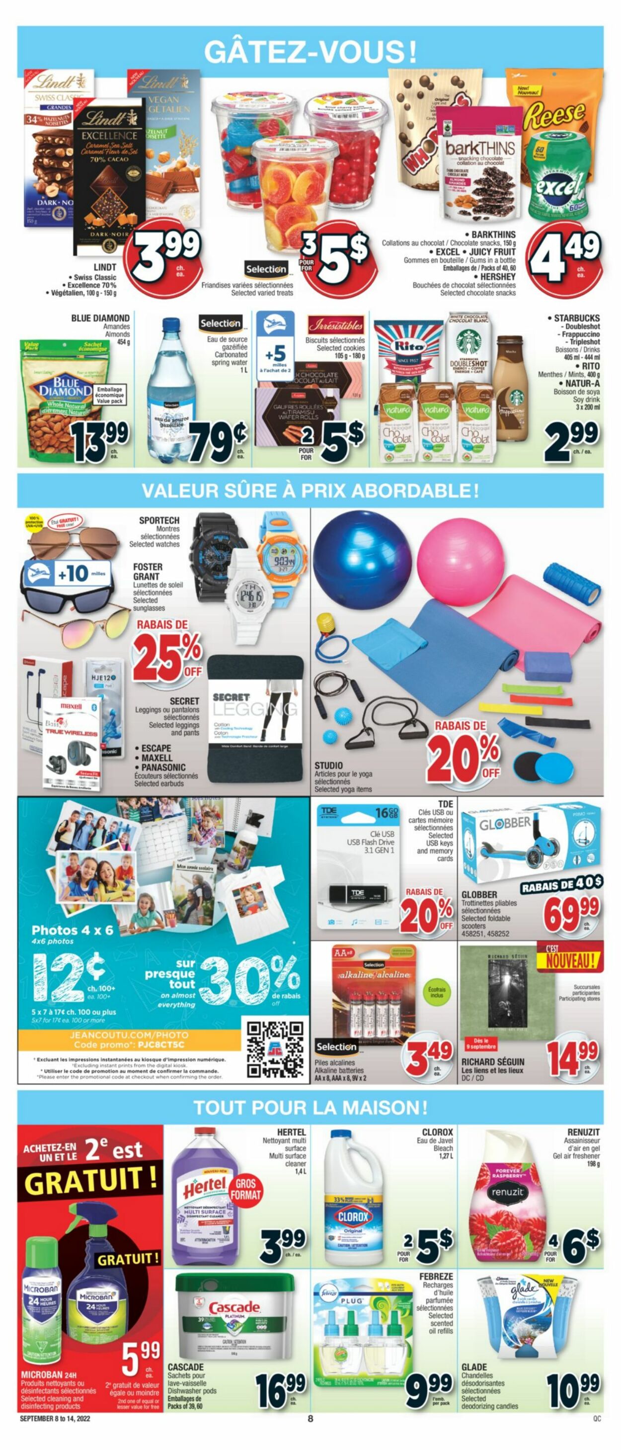 Jean Coutu Flyer from 09/08/2022
