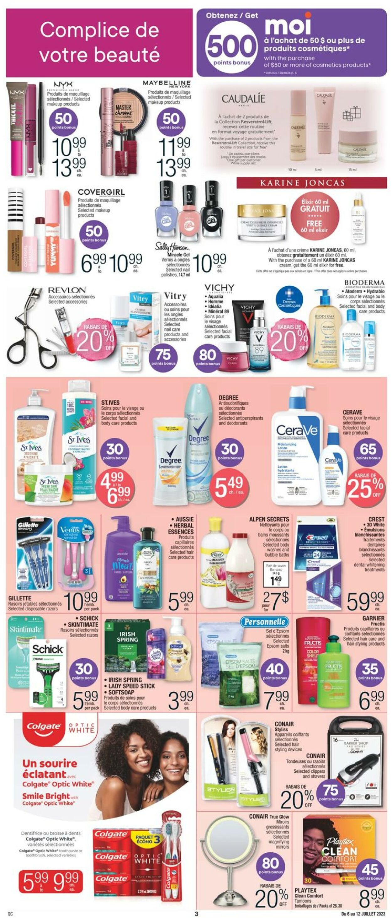 Jean Coutu Flyer from 07/06/2023