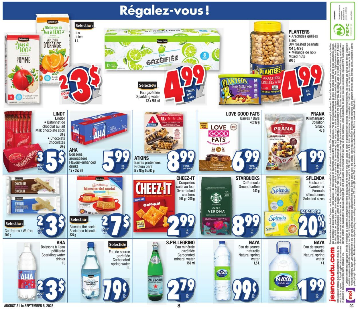 Jean Coutu Flyer from 08/31/2023