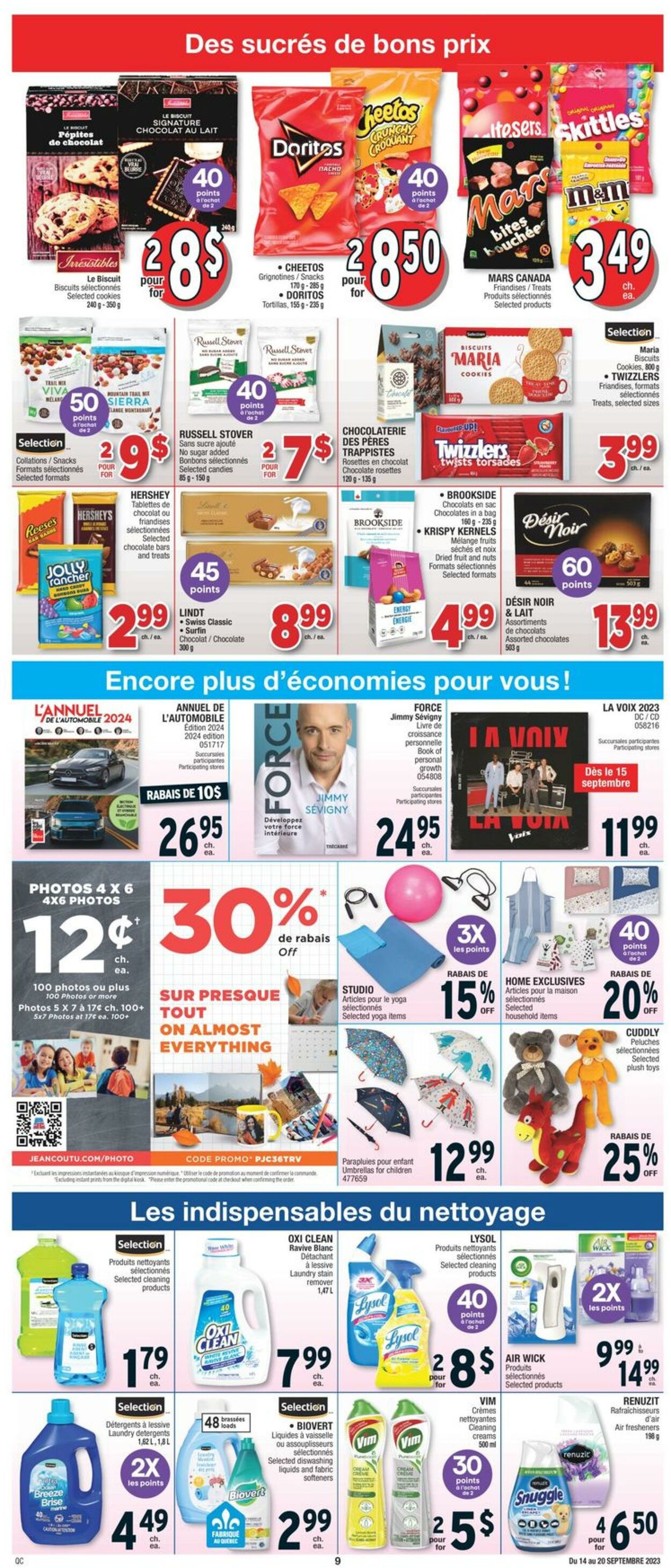 Jean Coutu Flyer from 09/14/2023