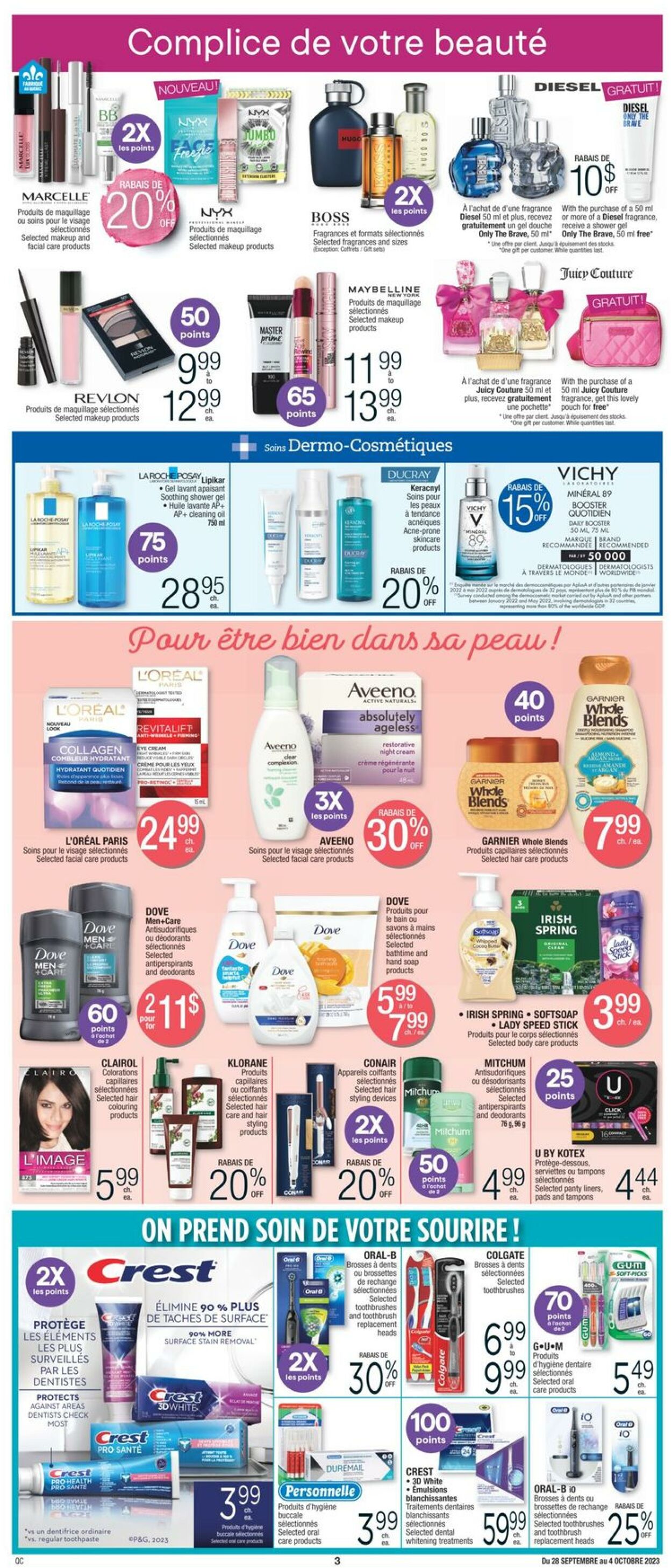 Jean Coutu Flyer from 09/29/2023