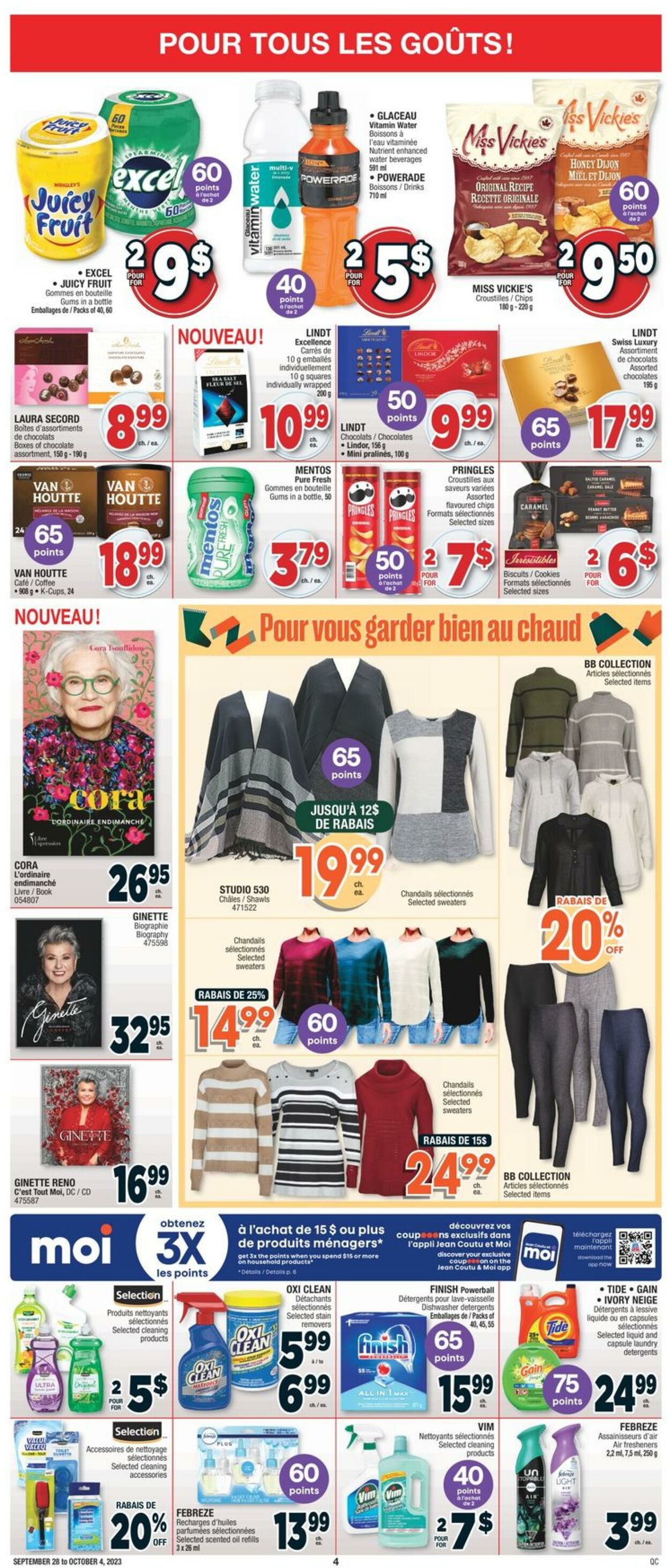 Jean Coutu Flyer from 09/29/2023
