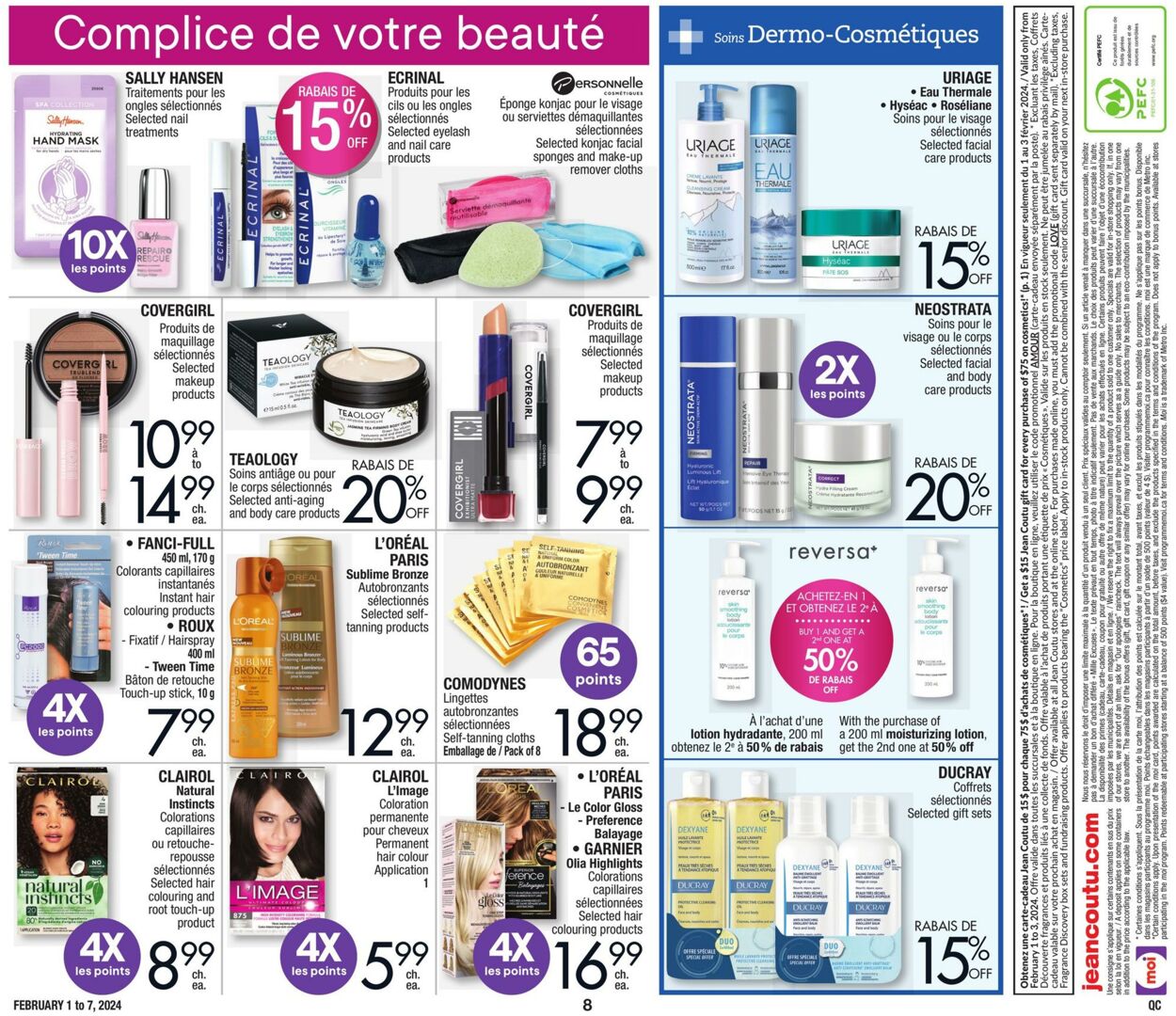Jean Coutu Flyer from 02/01/2024