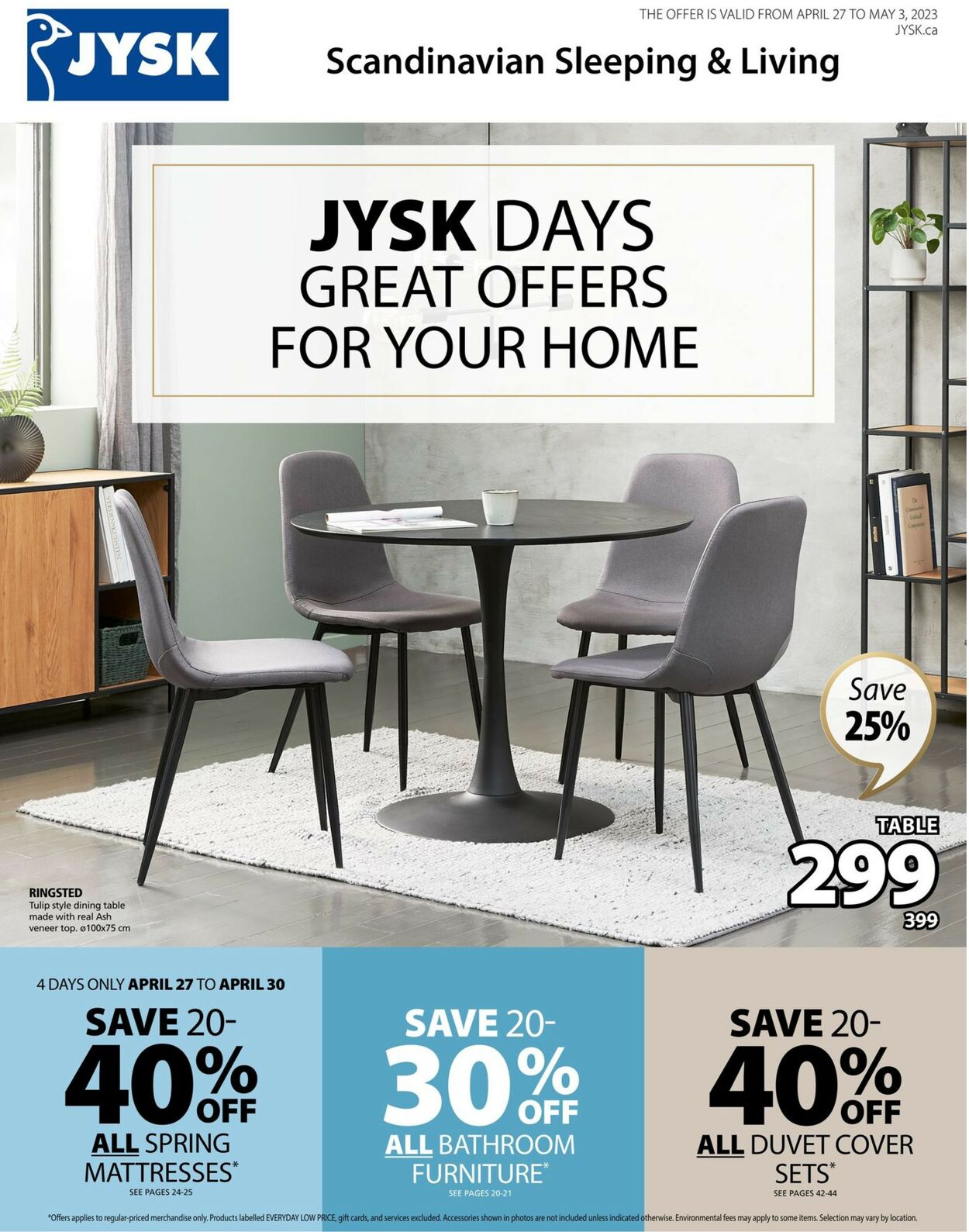 JYSK Flyer from 04/27/2023