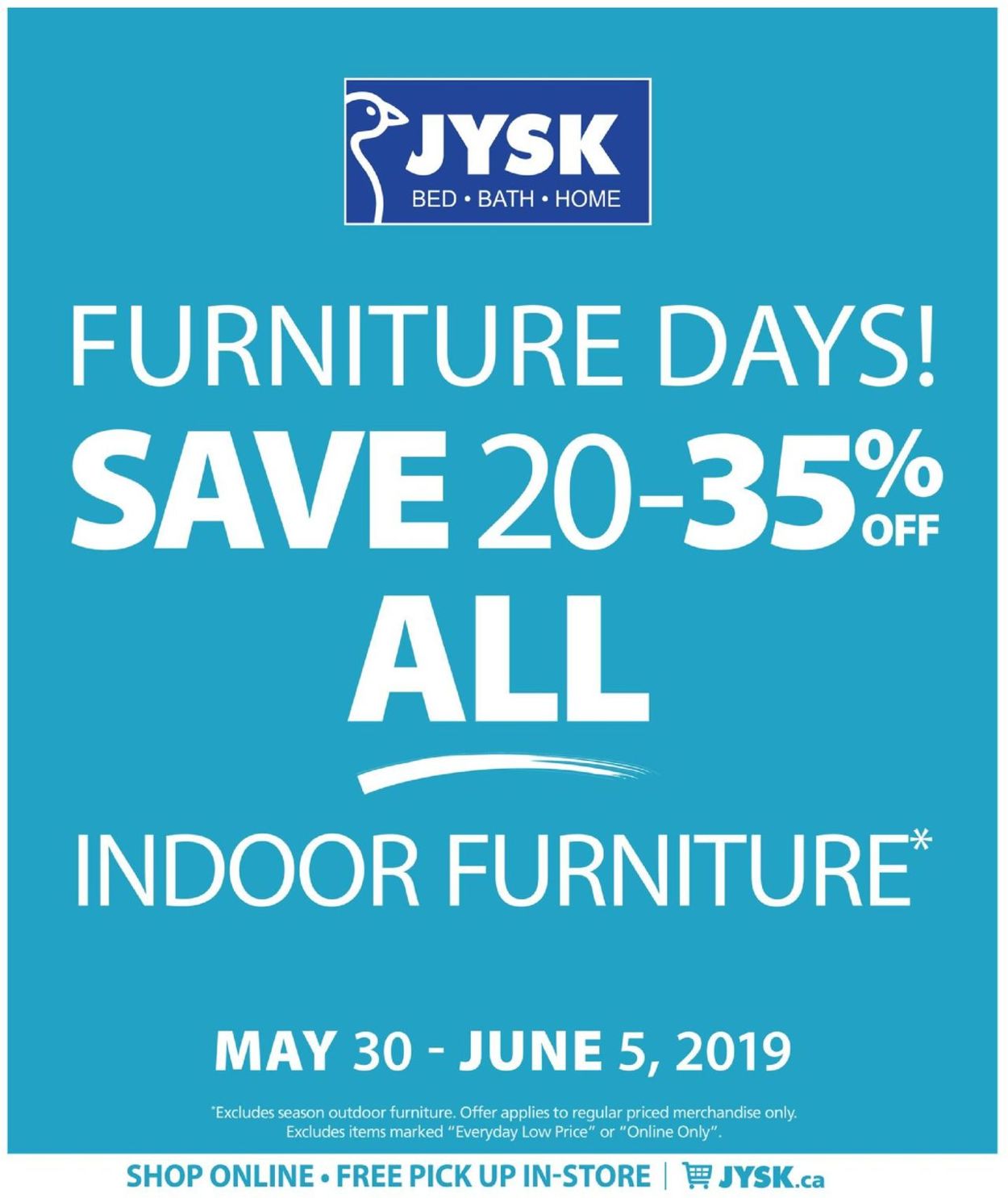 JYSK Flyer from 05/30/2019