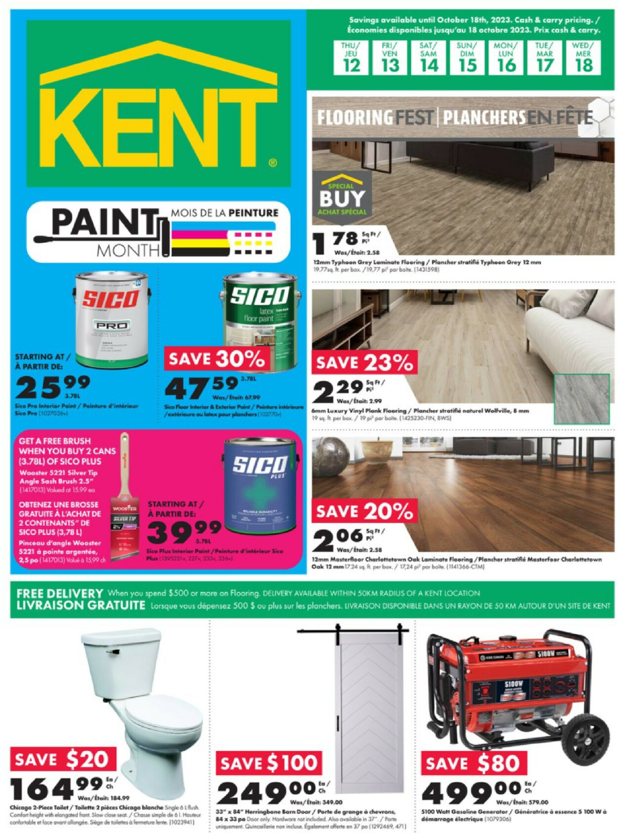 Kent Flyer from 10/12/2023