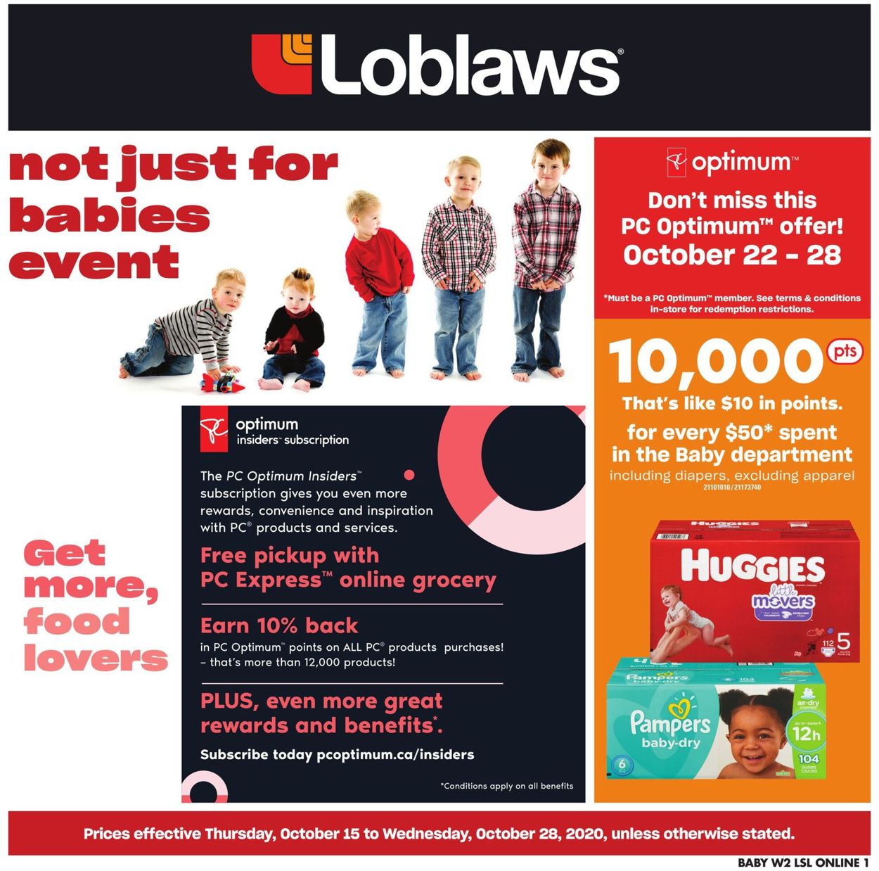 Loblaws Flyer from 10/22/2020