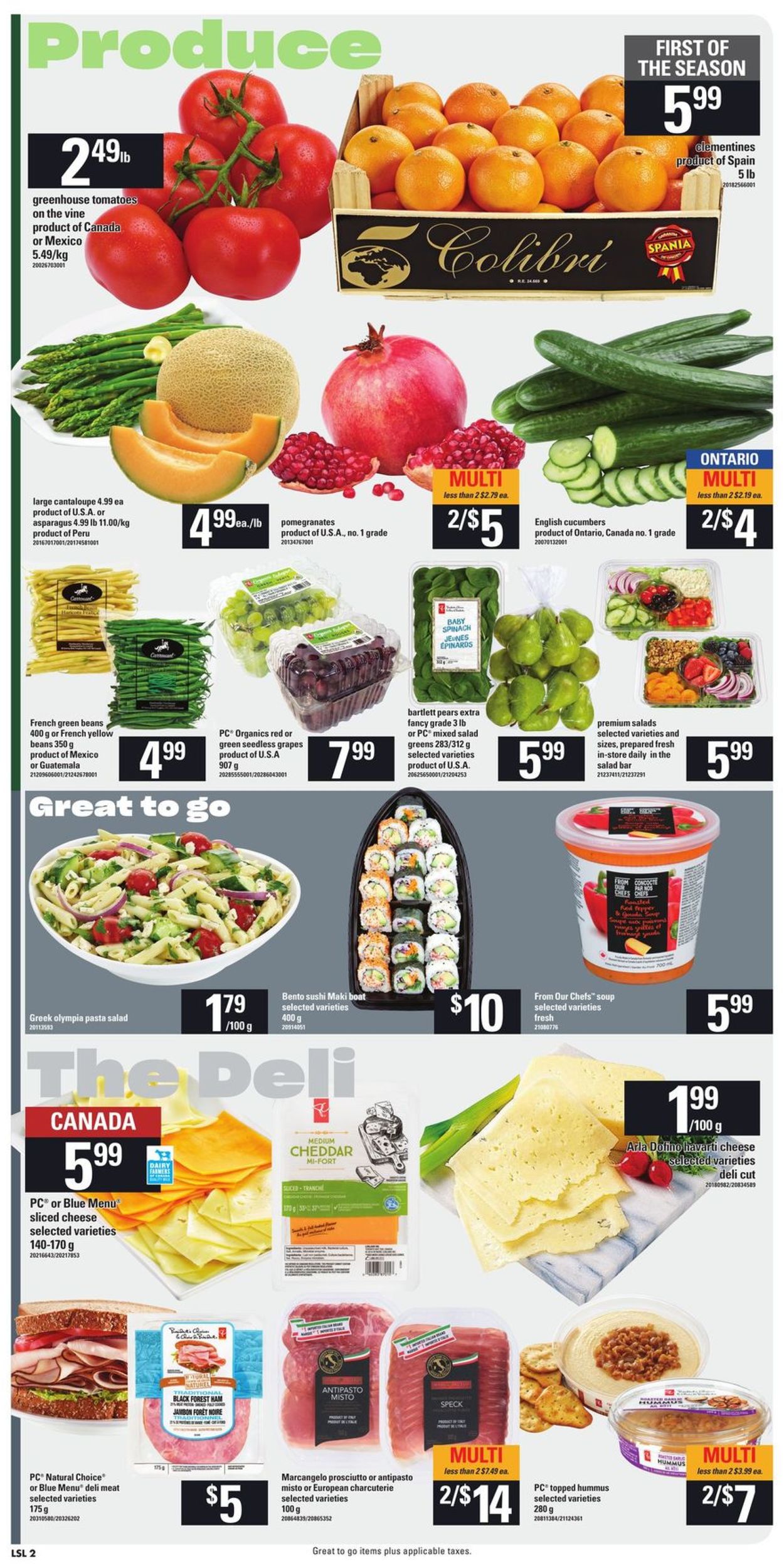 Loblaws Flyer from 11/05/2020