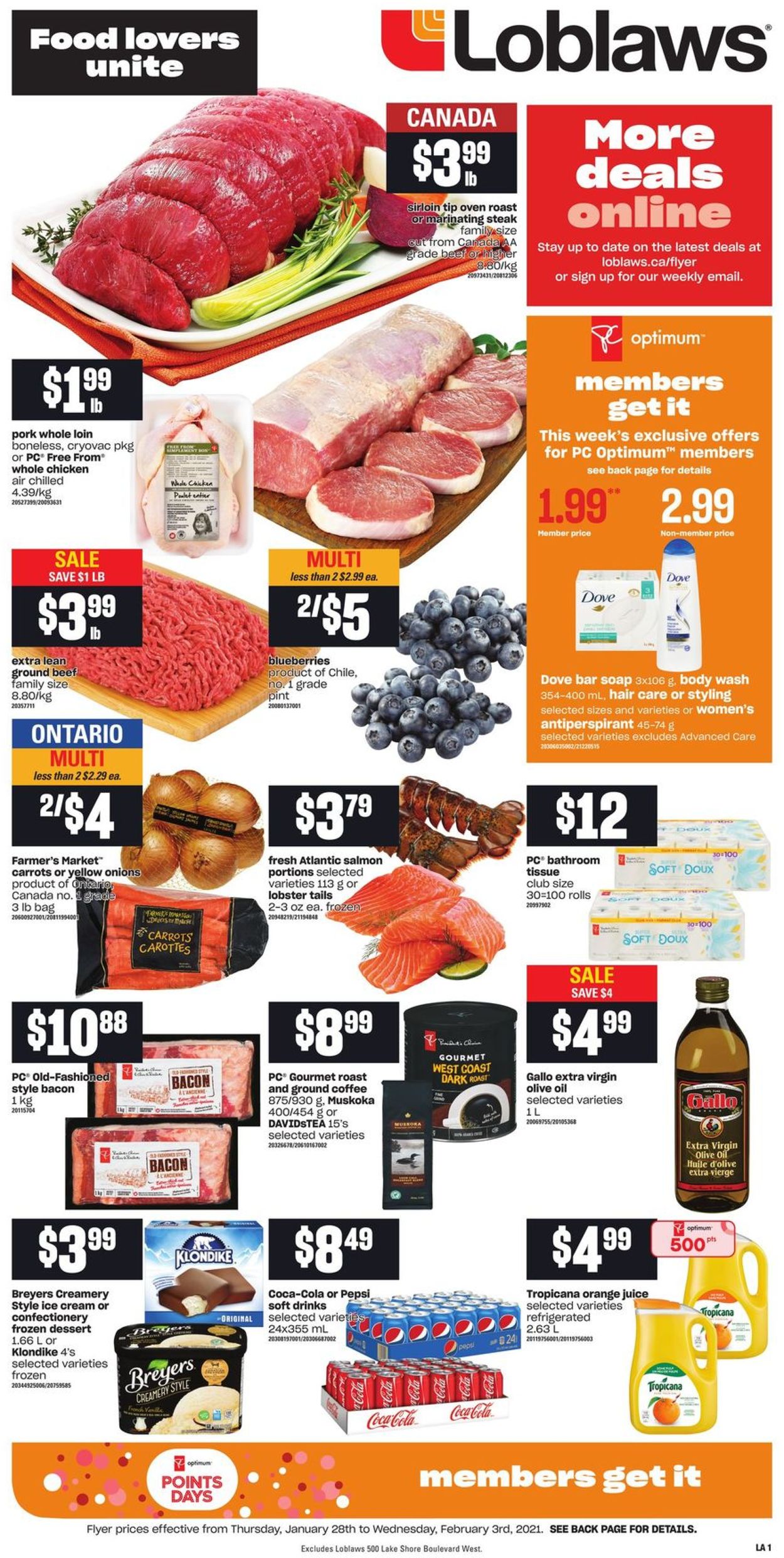 Loblaws Flyer from 01/28/2021