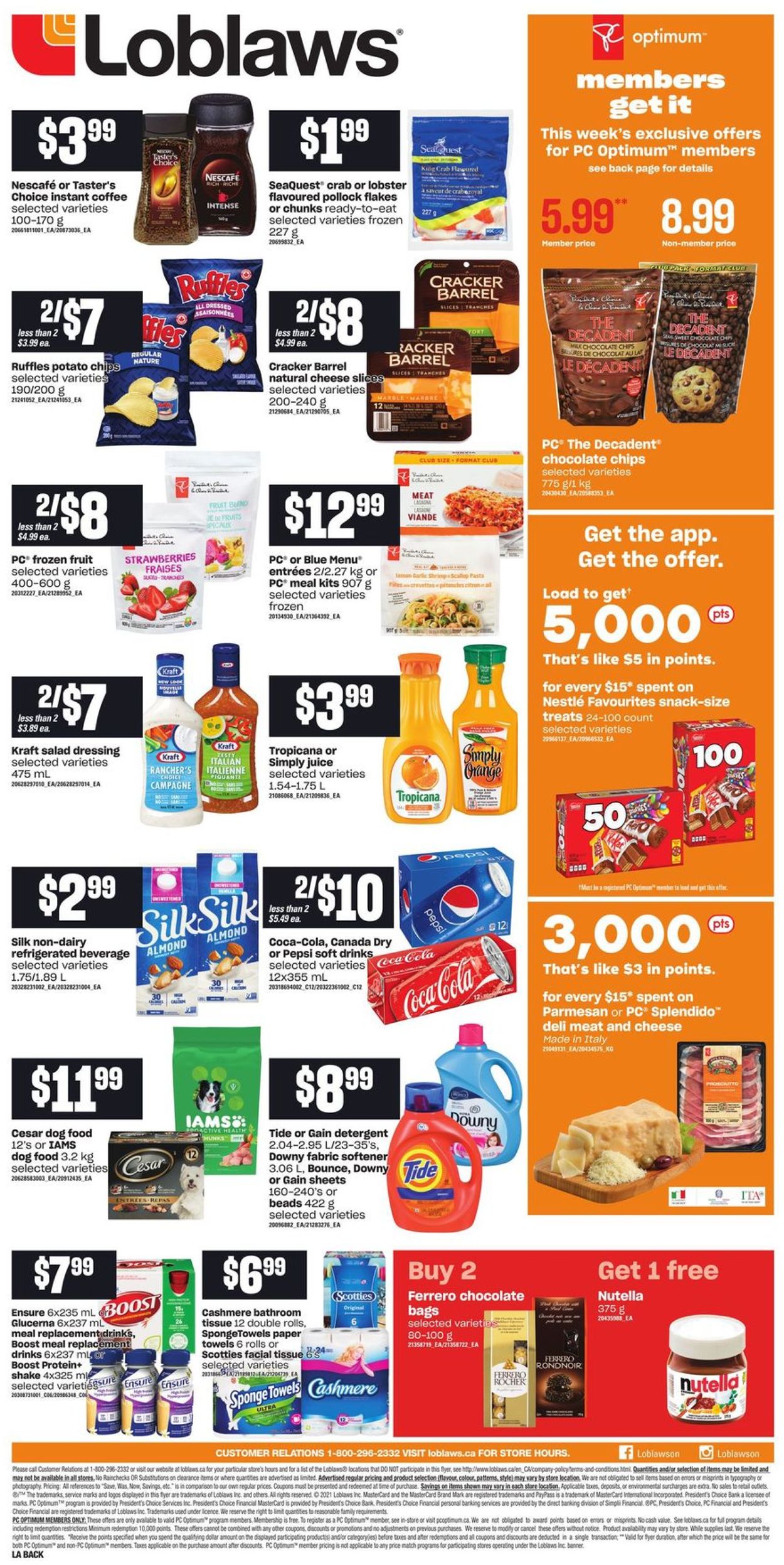 Loblaws Flyer from 08/12/2021