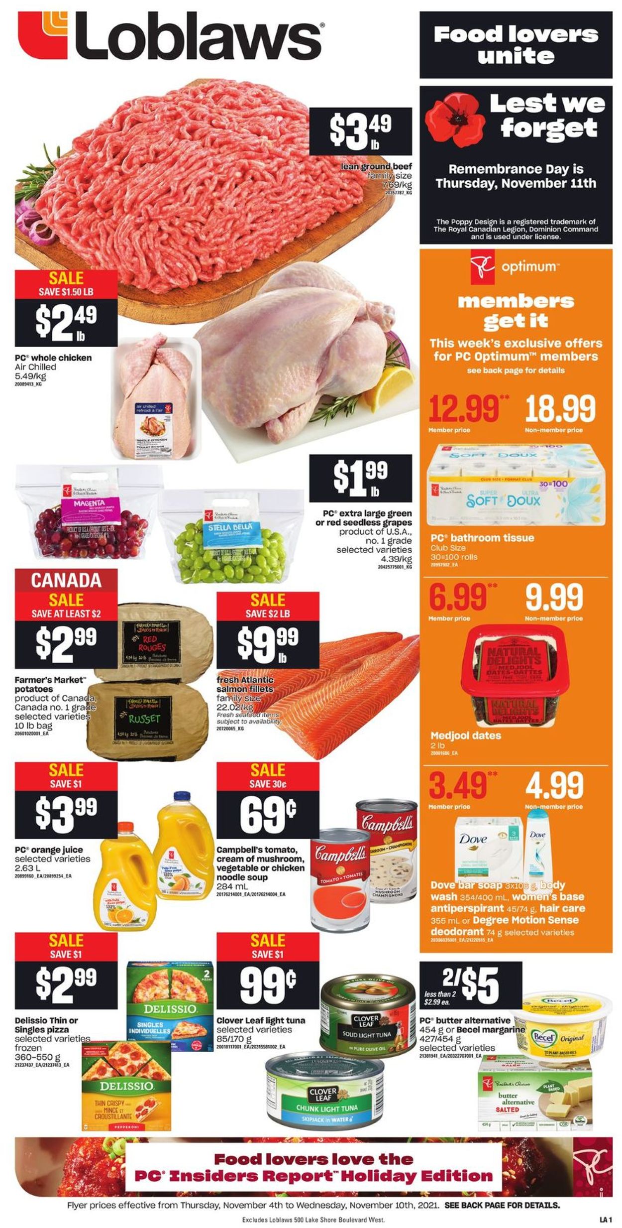 Loblaws Flyer from 11/04/2021