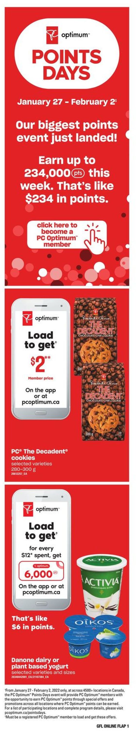 Loblaws Flyer from 01/27/2022
