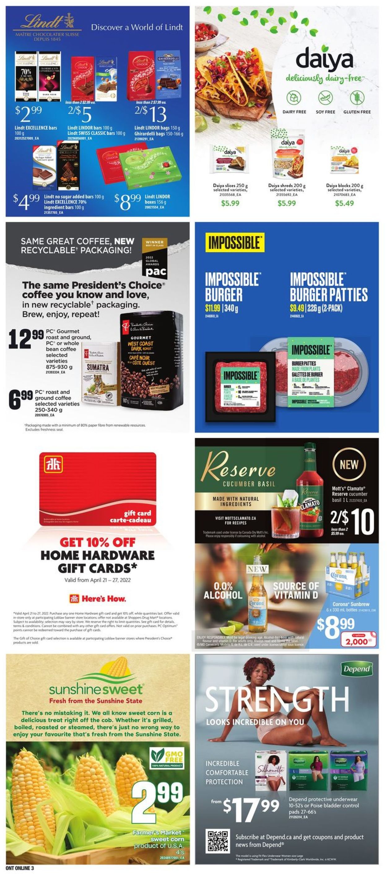 Loblaws Flyer from 04/21/2022