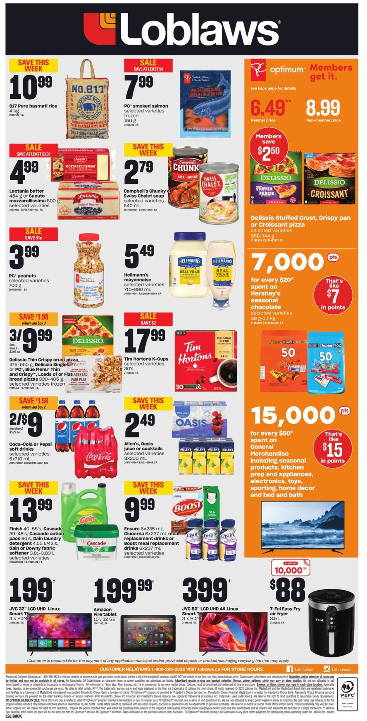 Loblaws Flyer from 08/25/2022