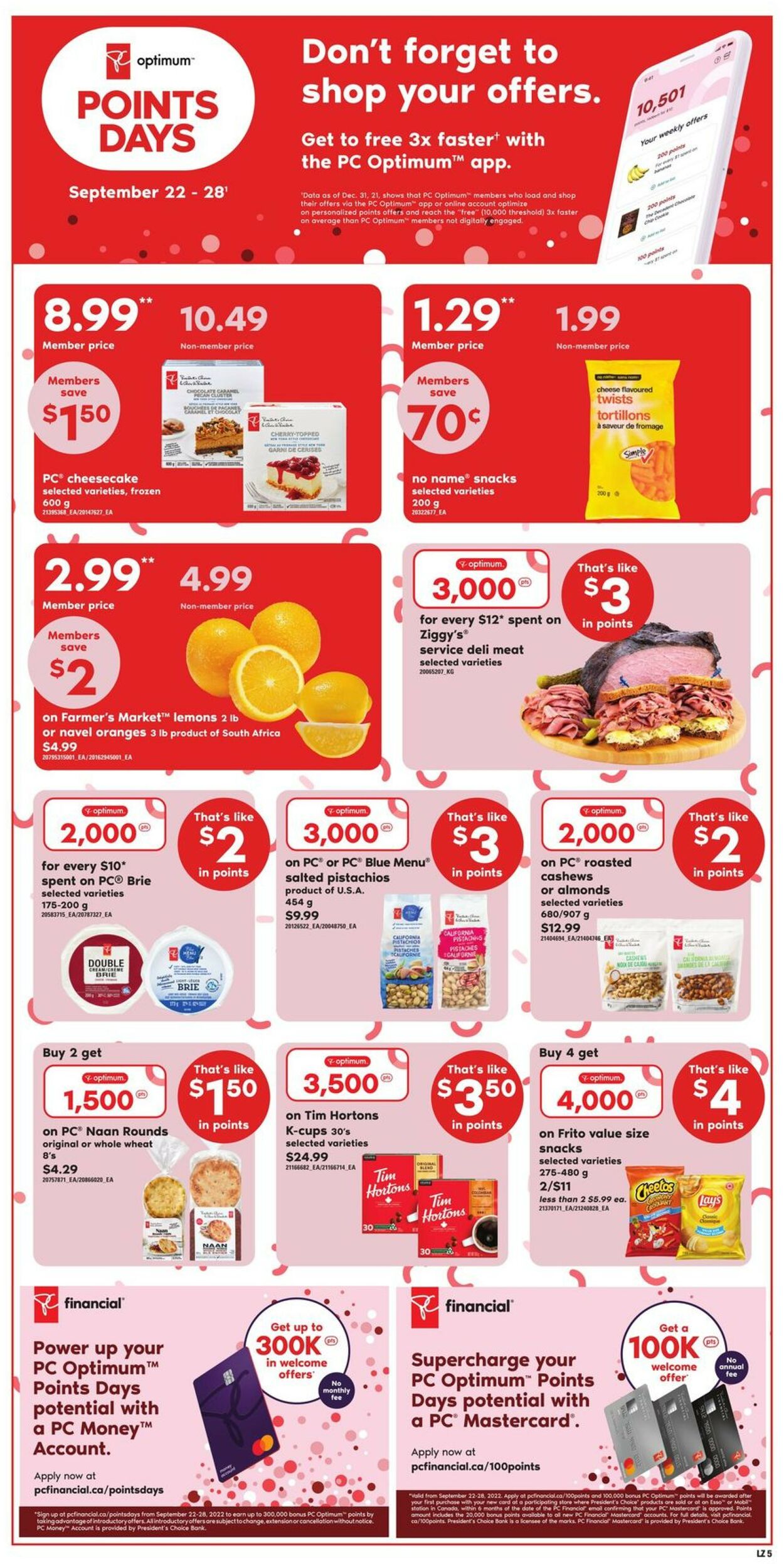 Loblaws Flyer from 09/22/2022