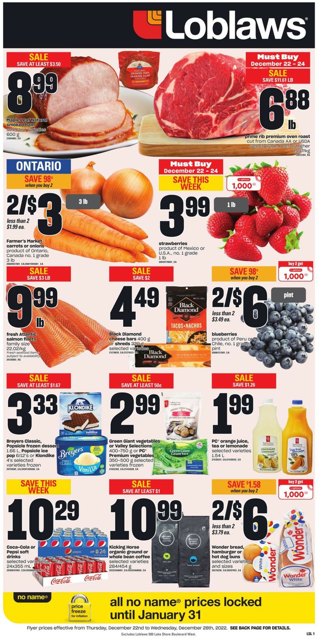 Loblaws Flyer from 12/22/2022