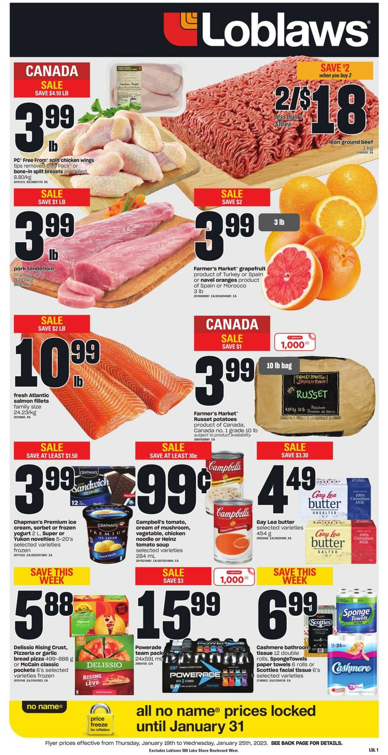 Loblaws Flyer from 01/19/2023