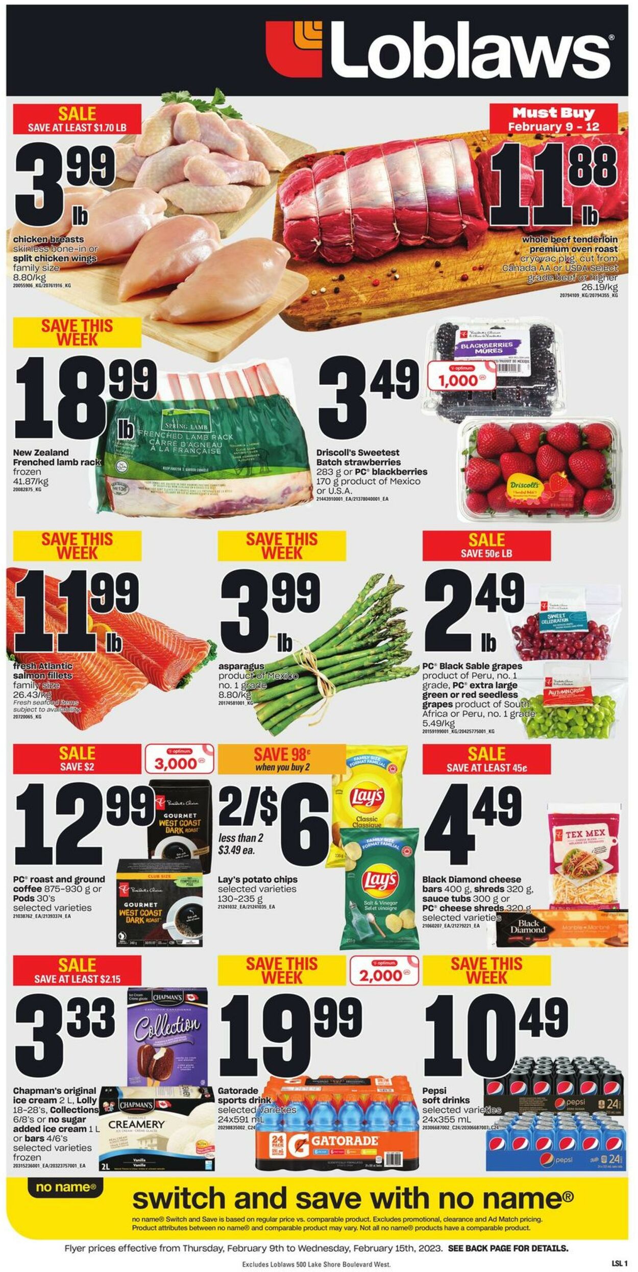 Loblaws Flyer from 02/09/2023
