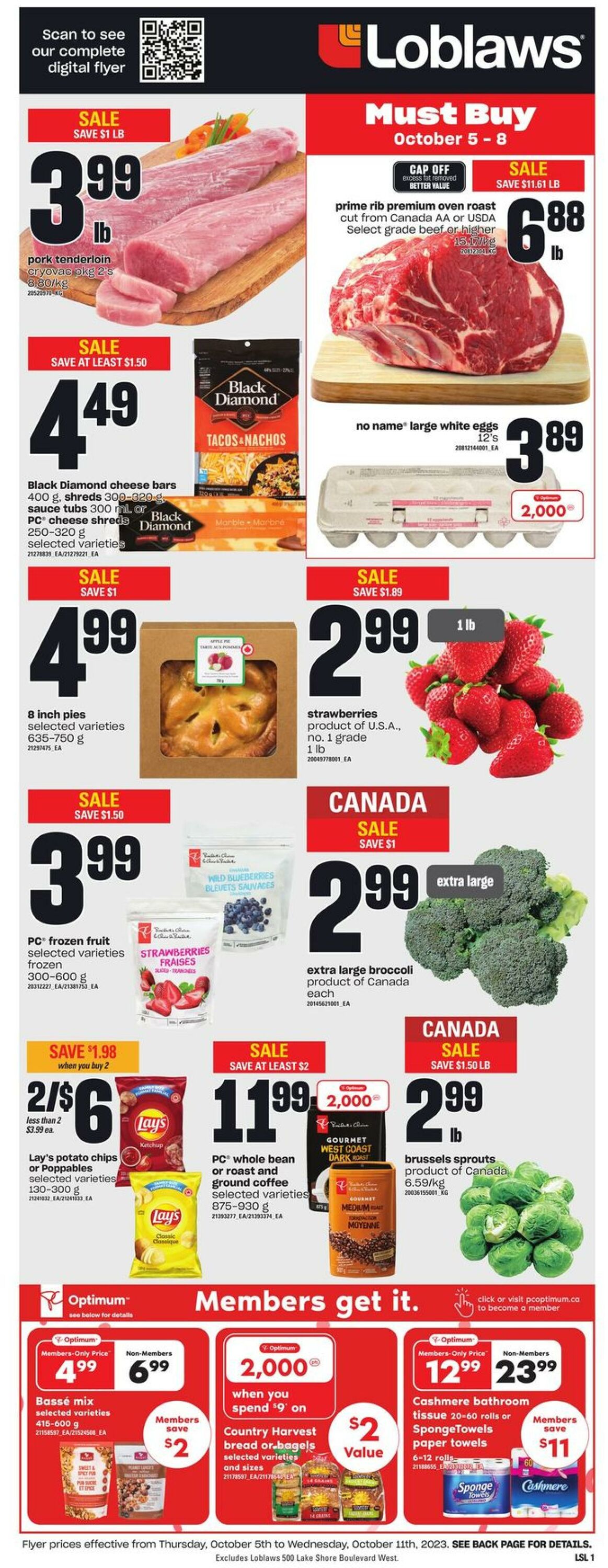 Loblaws Flyer from 10/05/2023