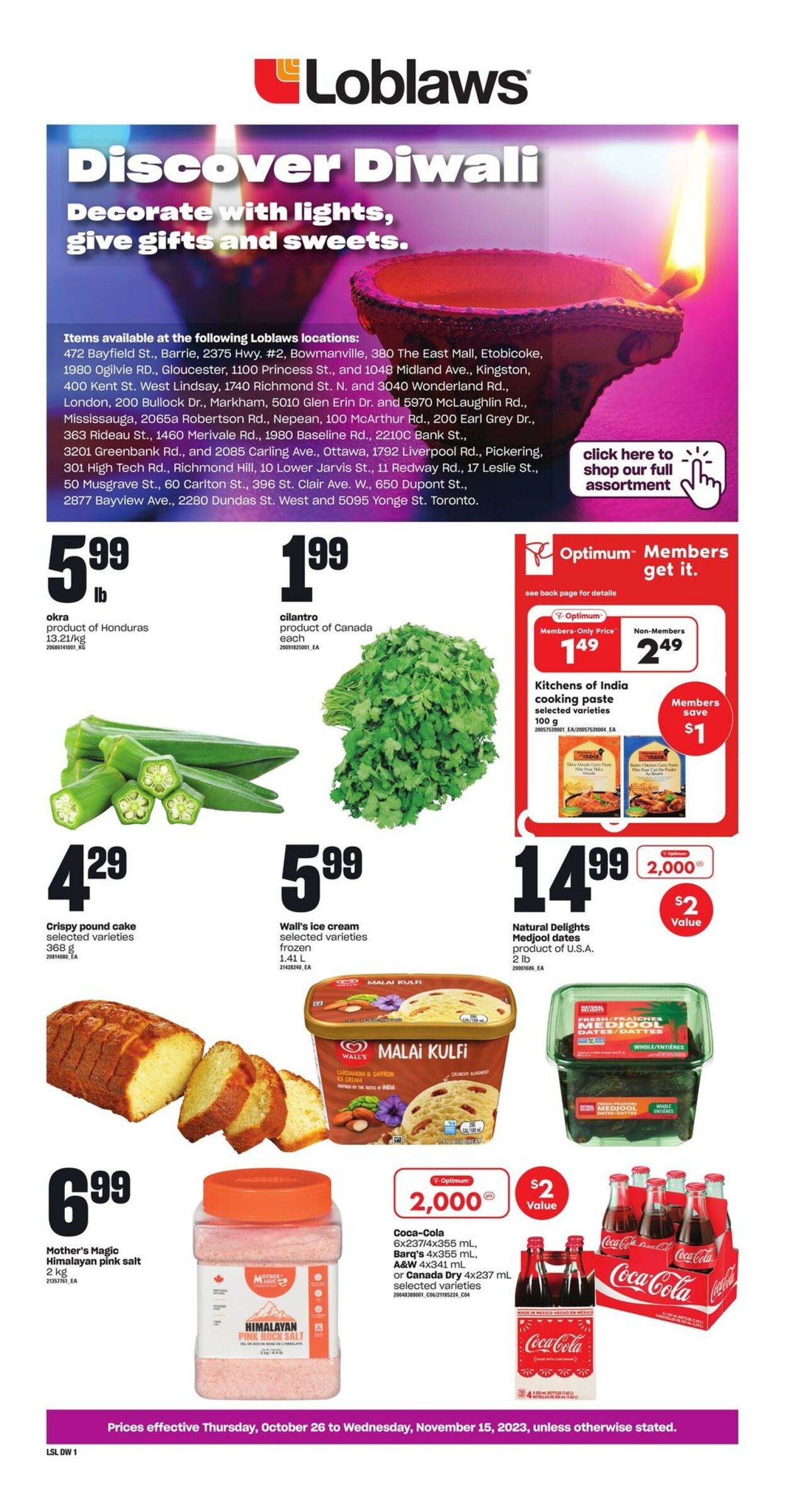 Loblaws Flyer from 10/26/2023