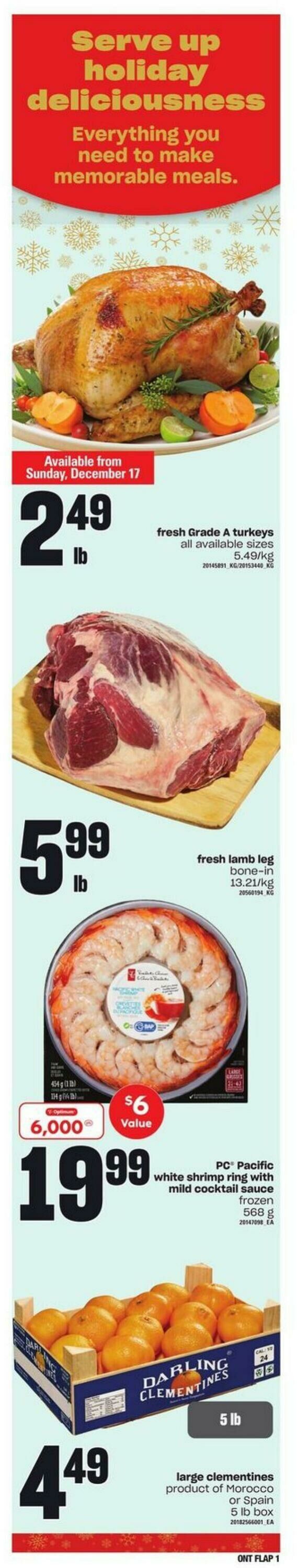 Loblaws Flyer from 12/14/2023