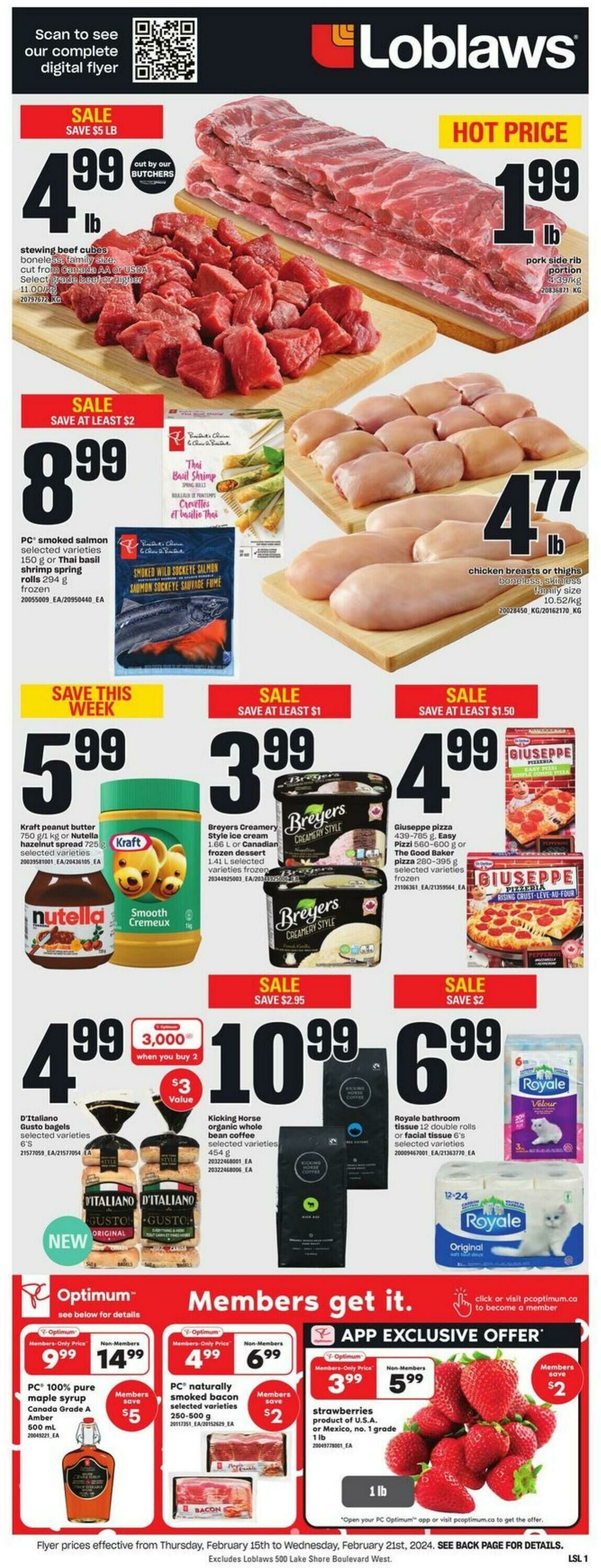 Loblaws Flyer from 02/15/2024