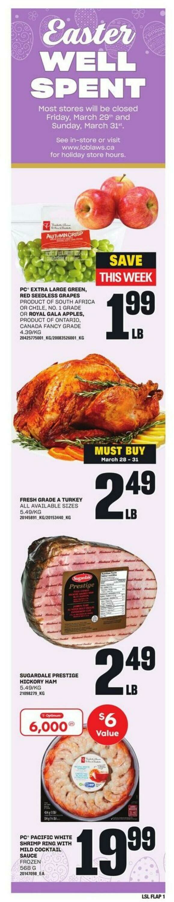 Loblaws Flyer from 03/28/2024