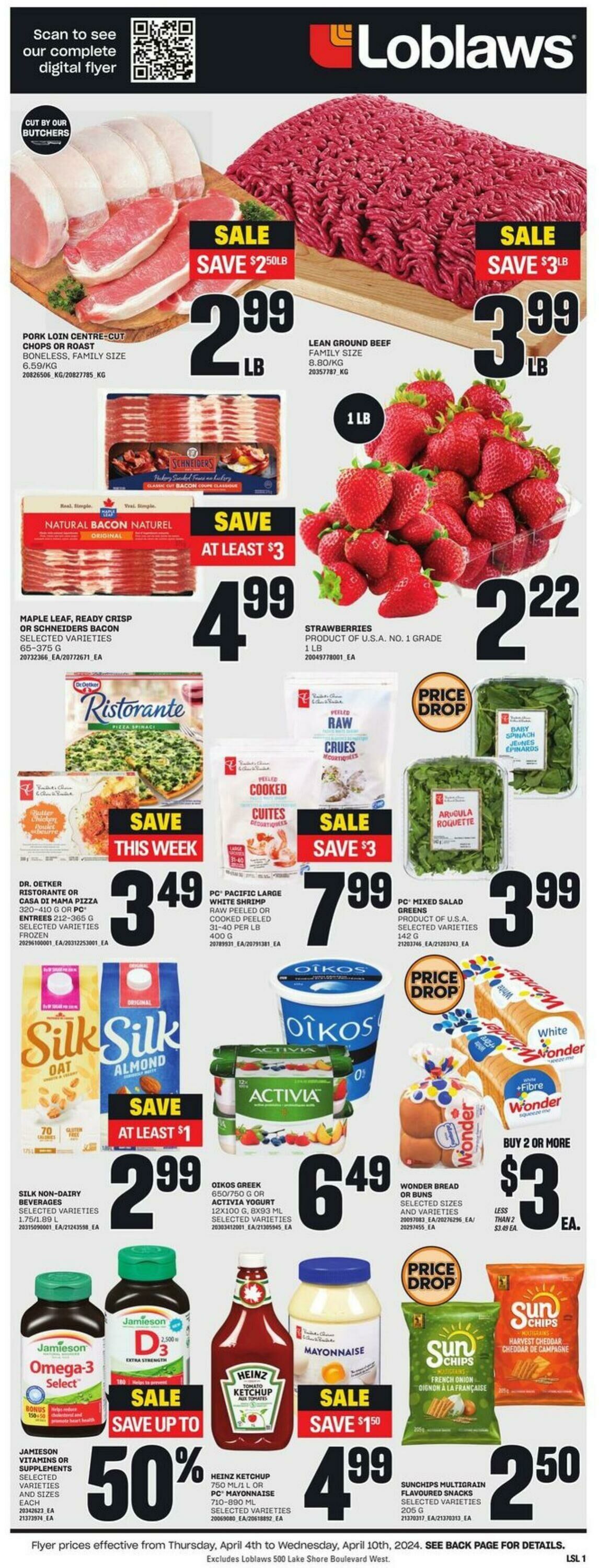 Loblaws Flyer from 04/04/2024