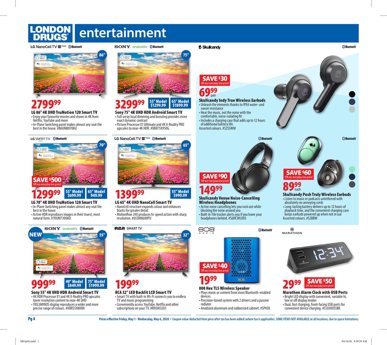 London Drugs Flyer from 05/01/2020
