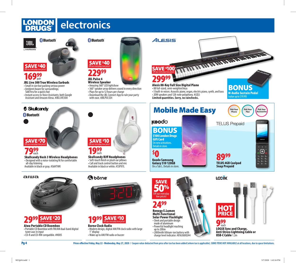 London Drugs Flyer from 05/22/2020