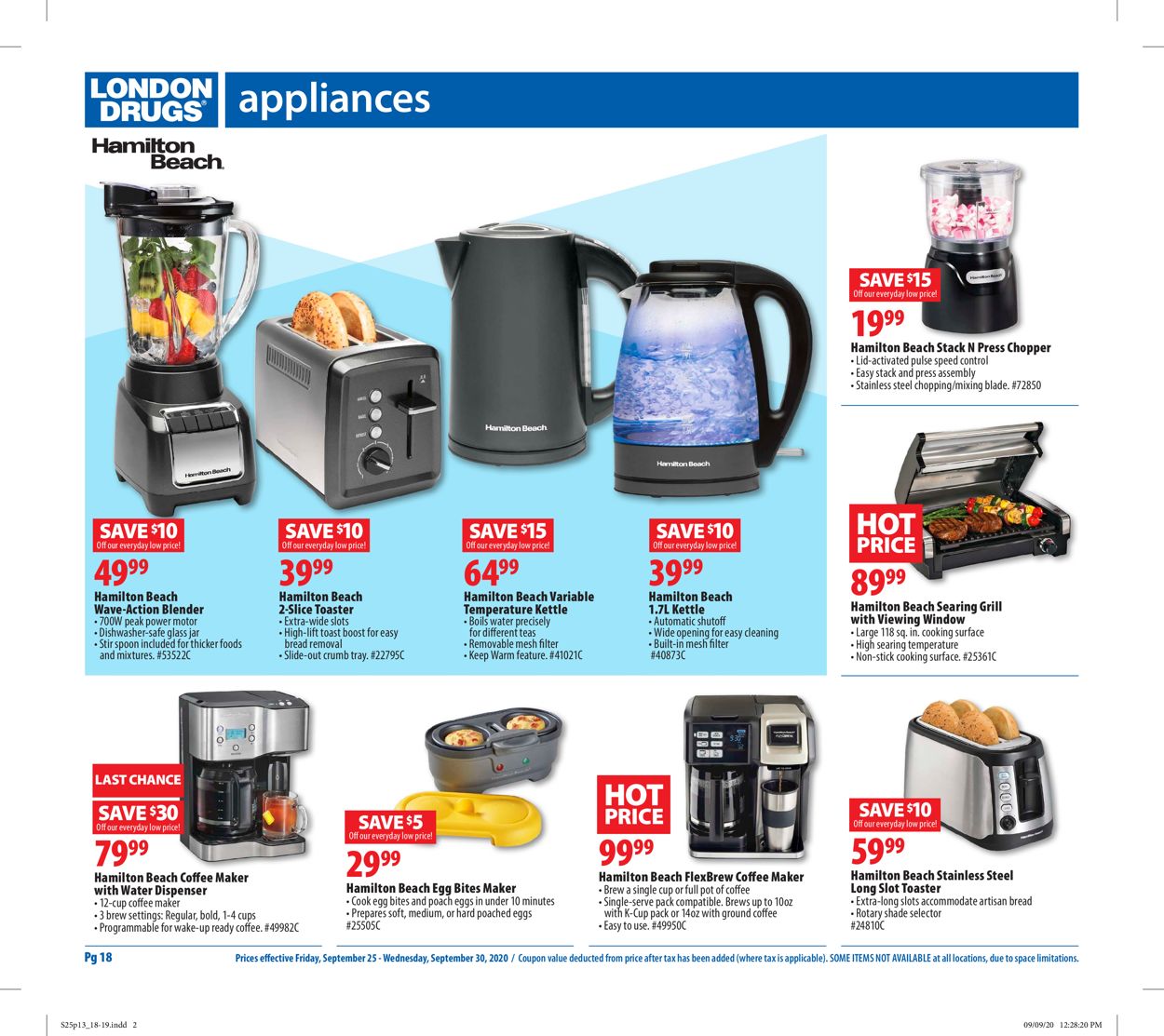 London Drugs Flyer from 09/25/2020