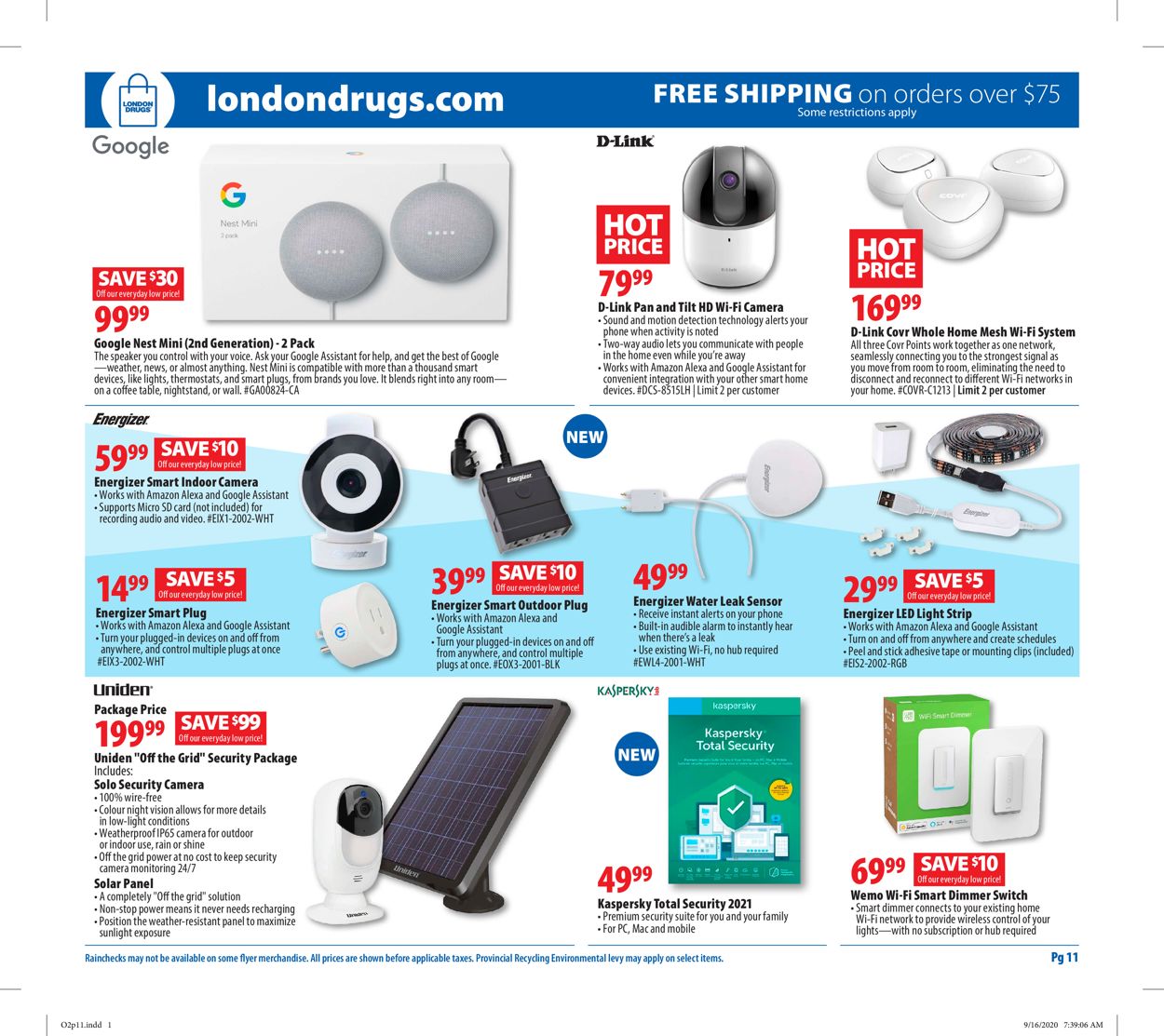 London Drugs Flyer from 10/02/2020