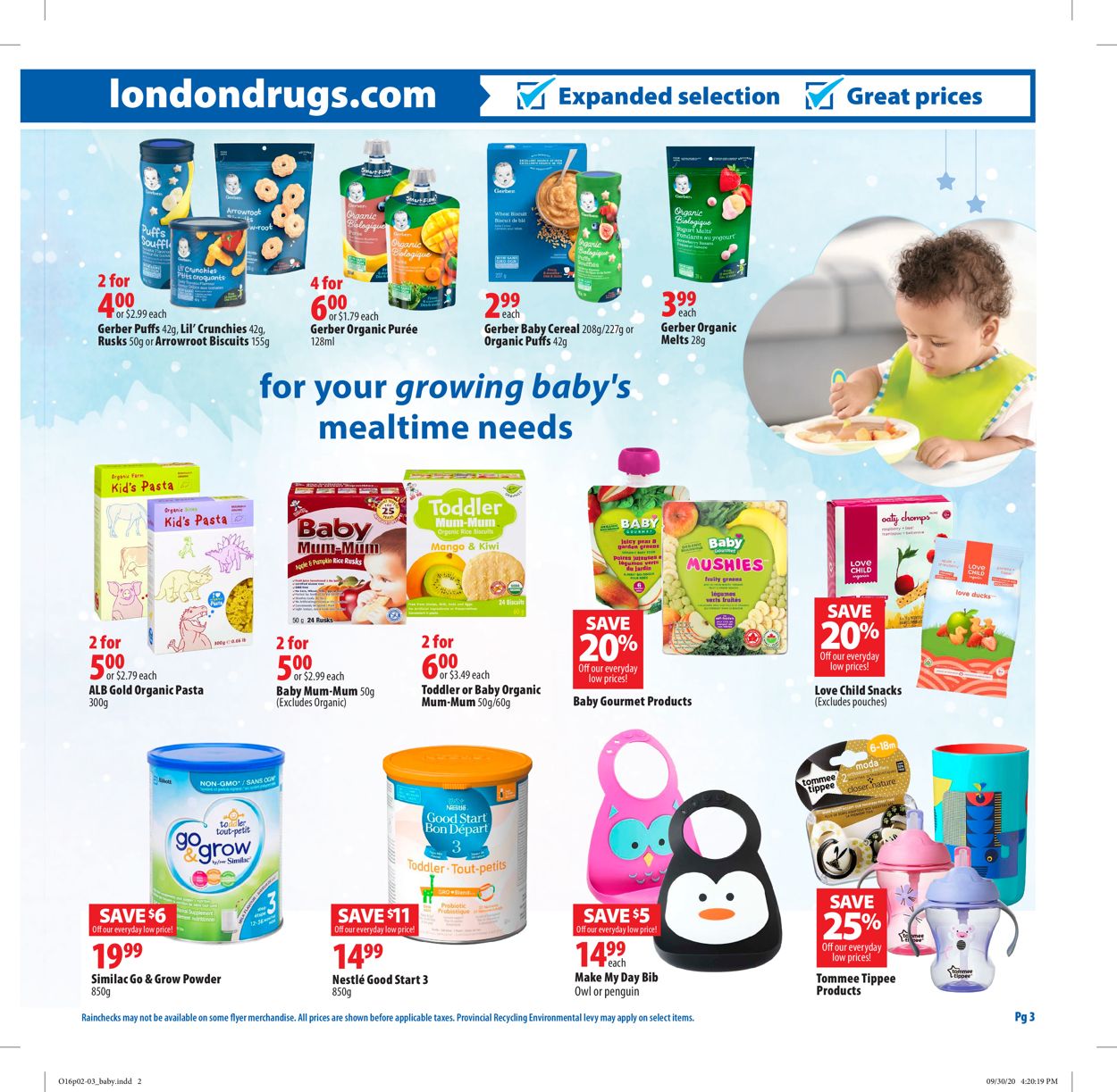 London Drugs Flyer from 10/16/2020