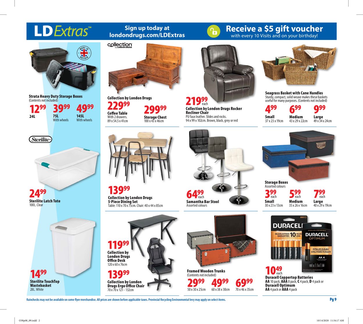 London Drugs Flyer from 10/30/2020