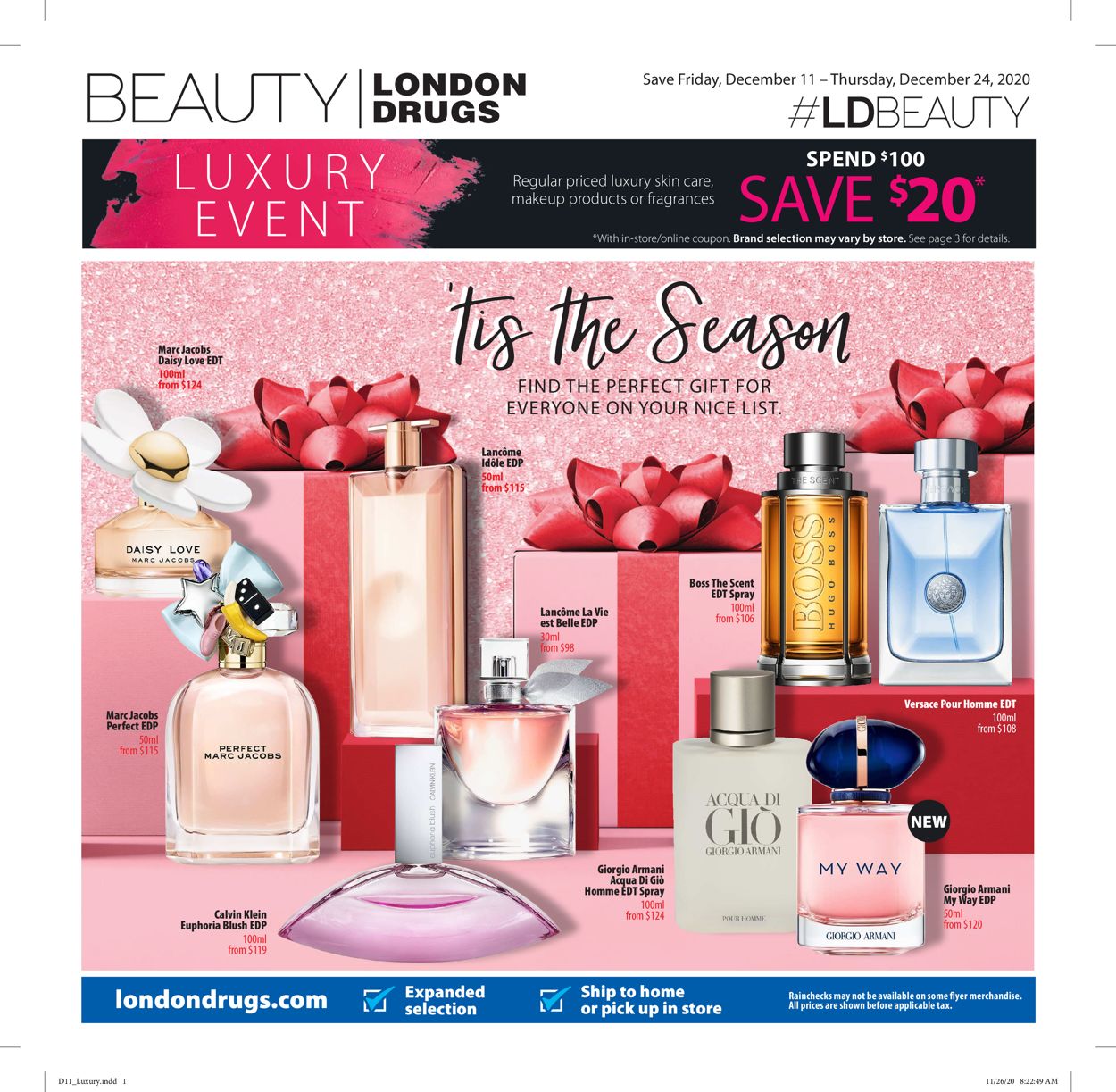 London Drugs Flyer from 12/11/2020