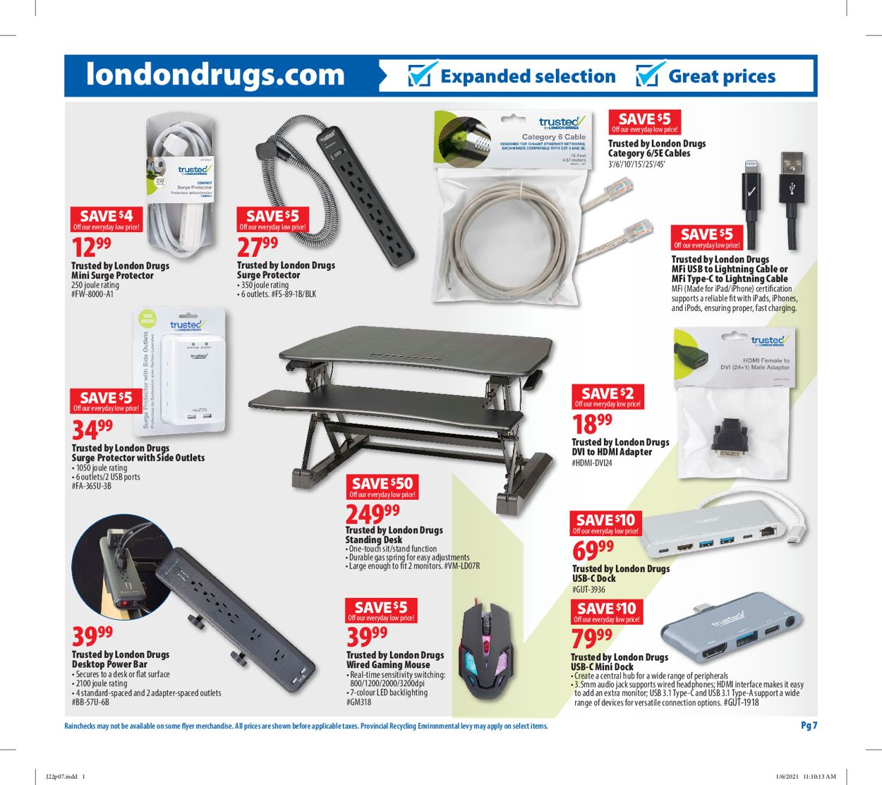 London Drugs Flyer from 01/22/2021