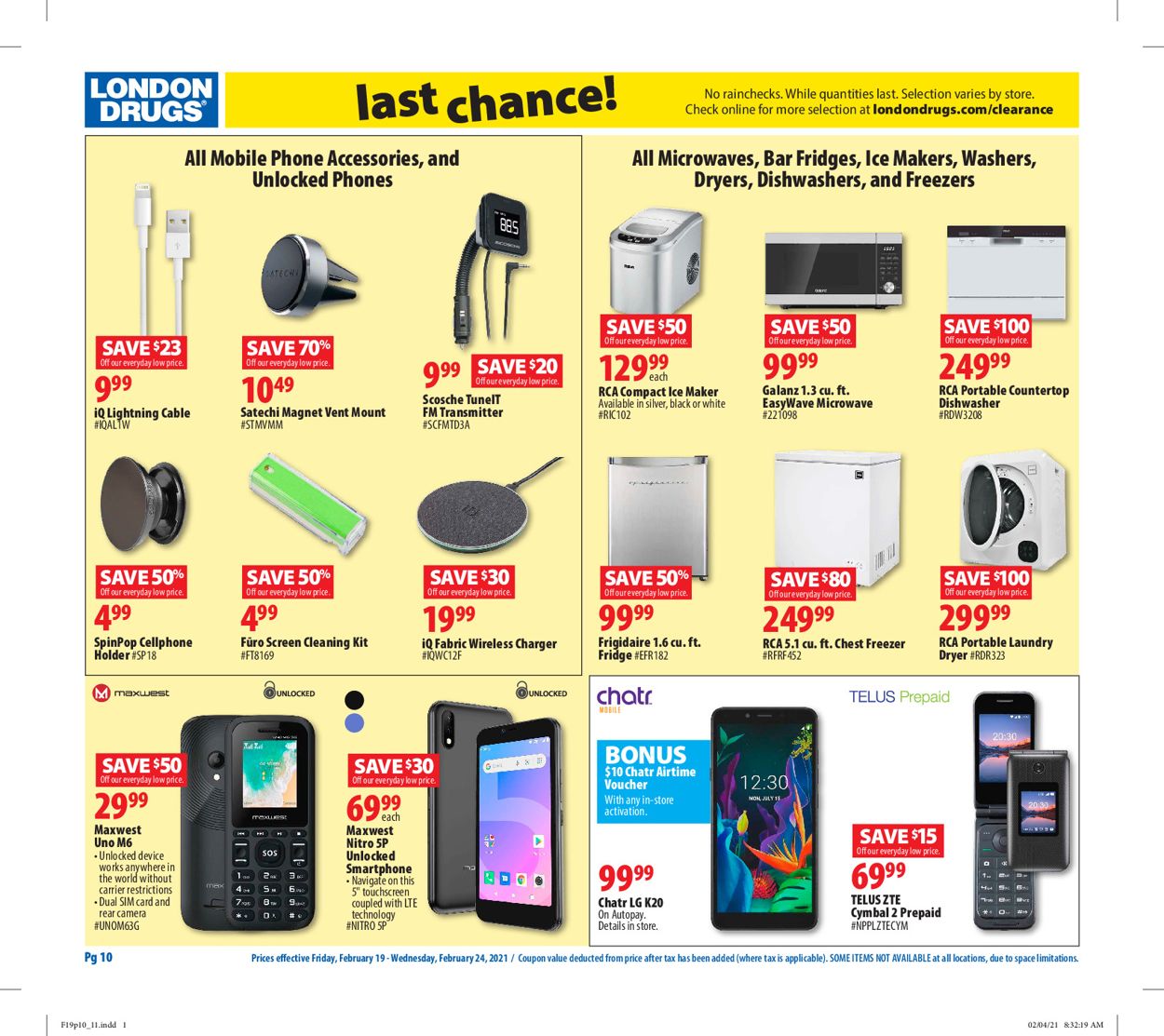 London Drugs Flyer from 02/19/2021