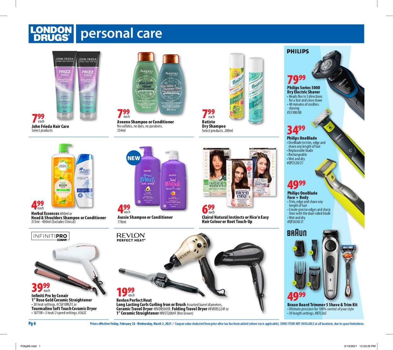 London Drugs Flyer from 02/26/2021