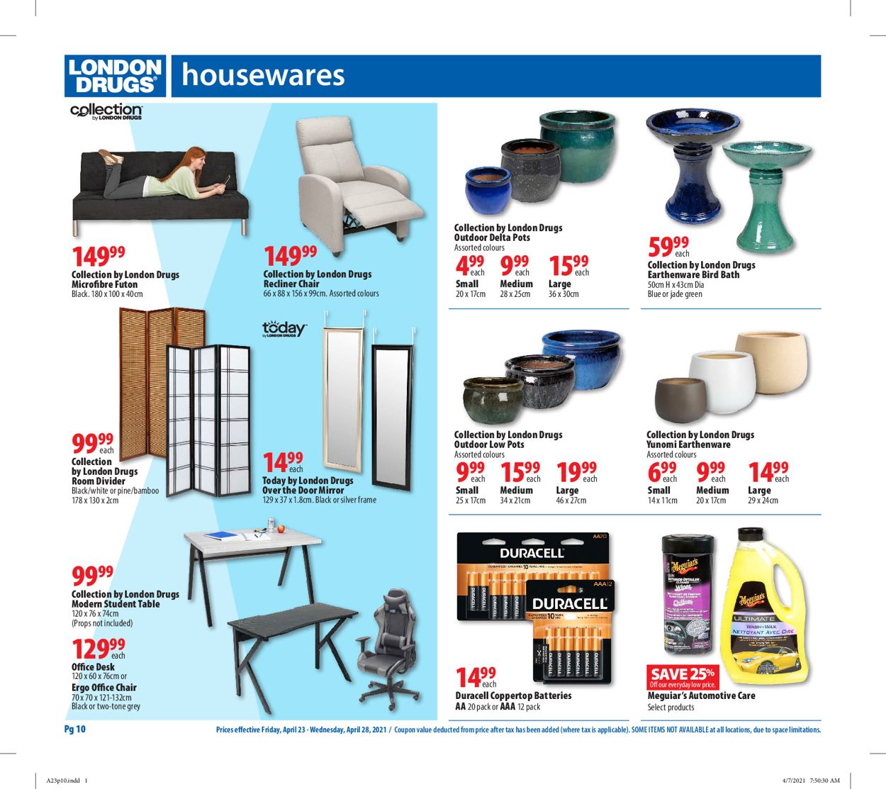 London Drugs Flyer from 04/23/2021