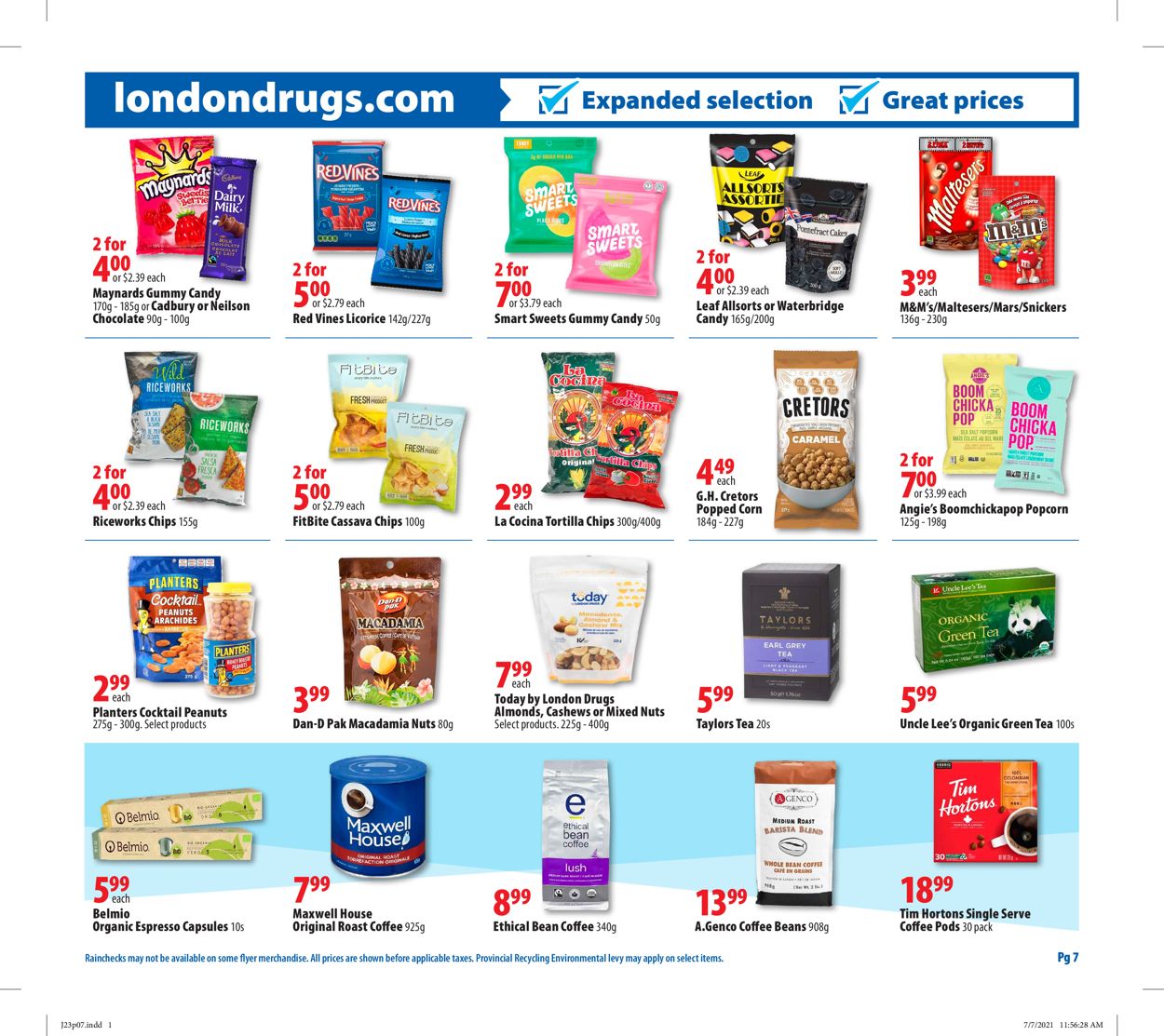 London Drugs Flyer from 07/23/2021