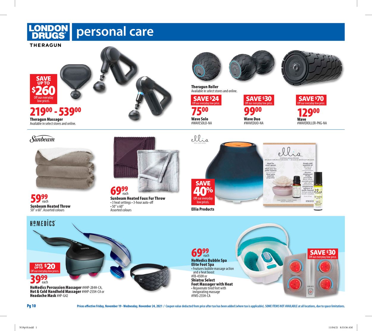 London Drugs Flyer from 11/19/2021