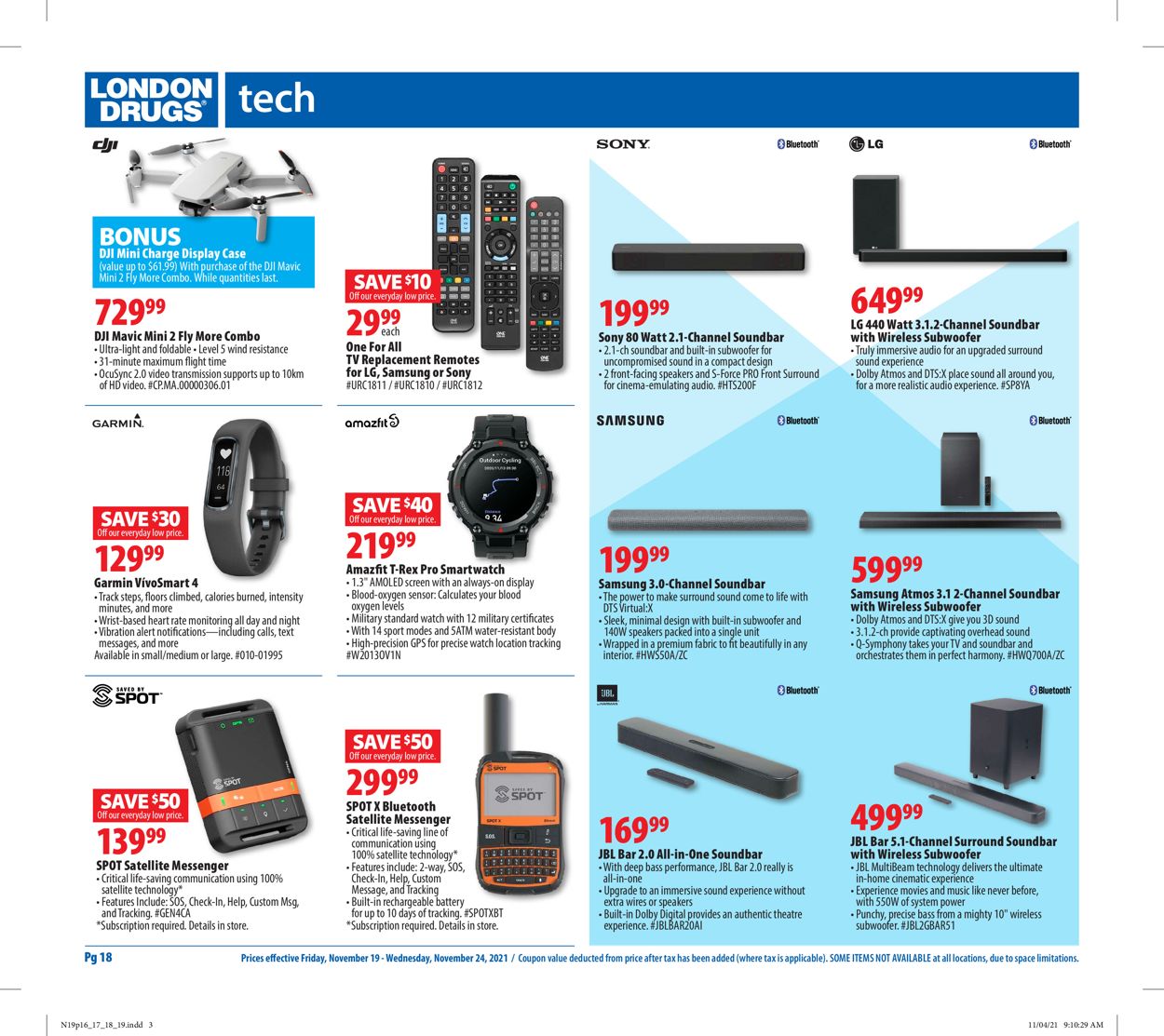 London Drugs Flyer from 11/19/2021
